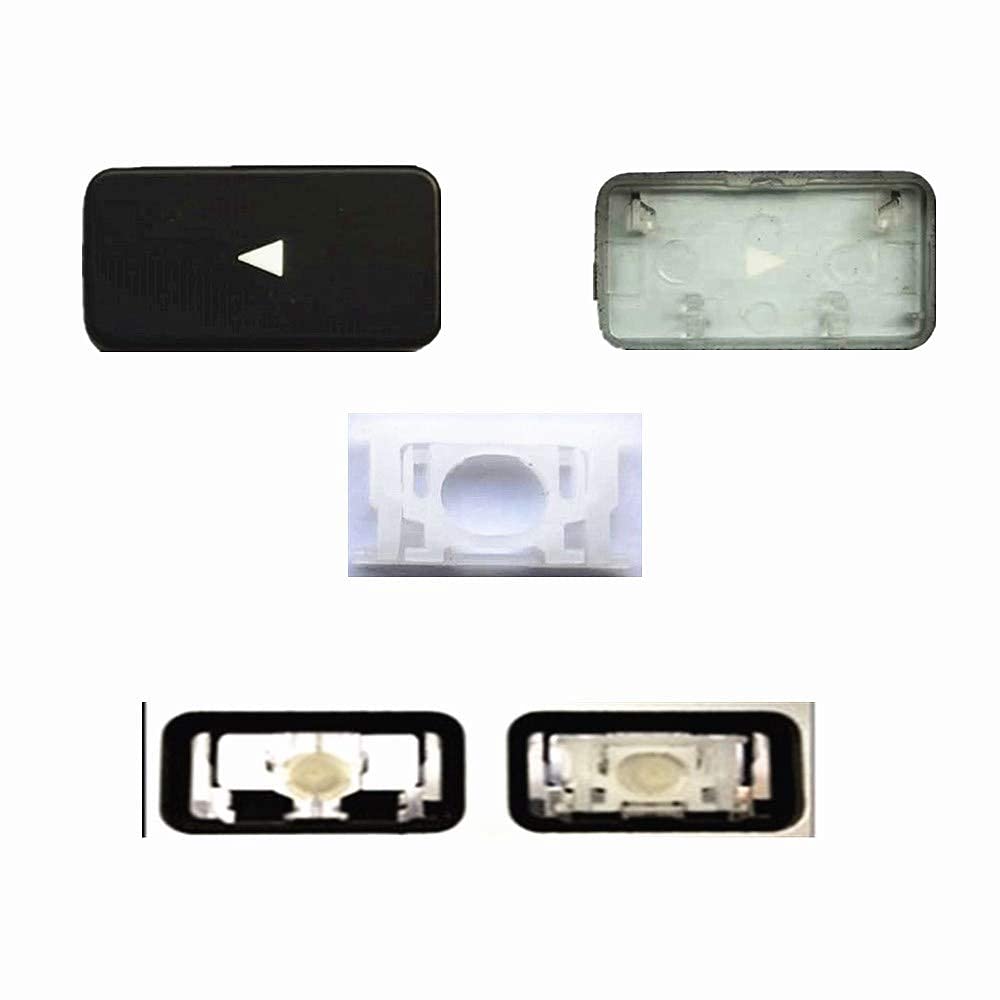 MacBook Pro A1425 A1502 A1398 & MacBook Air A1369 A1466 Left Arrow Key Cap Replacement with Hinges - Compatible Keyboard Repair Part for Typing & Gaming