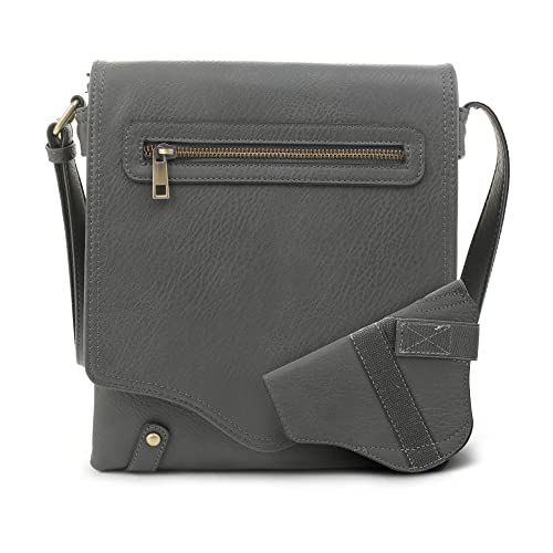 Front Zip -Dark Grey