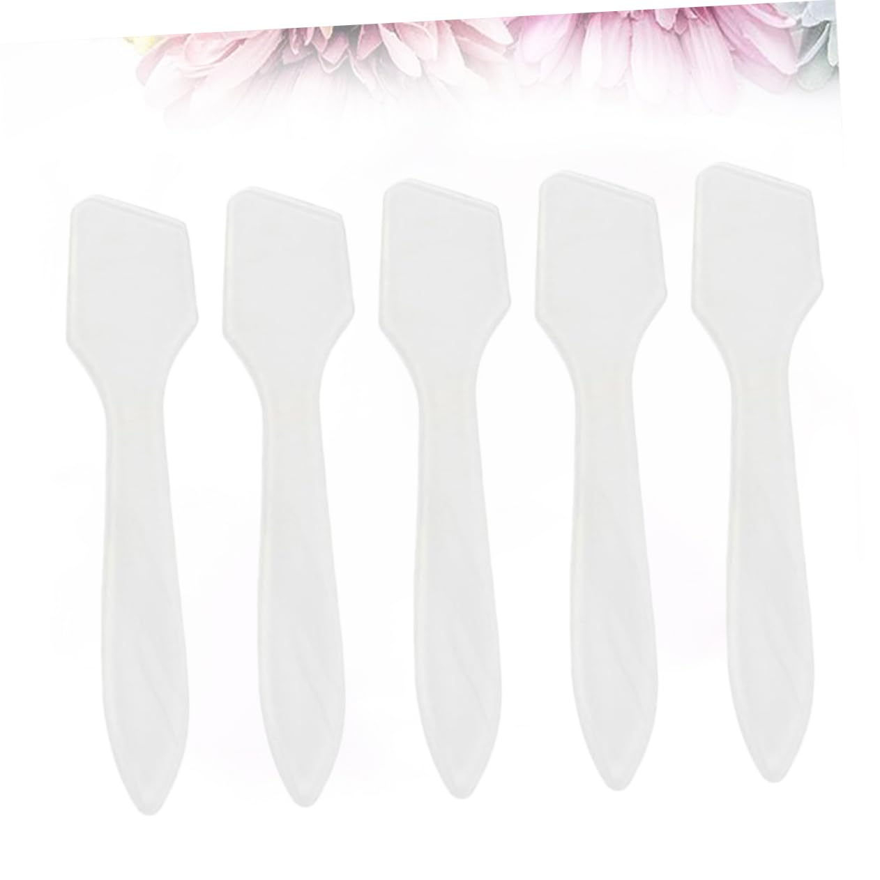 Plastic Makeup Spatula - Beauty Tool for Face Cream & Skincare Application | Perfect for Jars, Bottles & Travel Kit