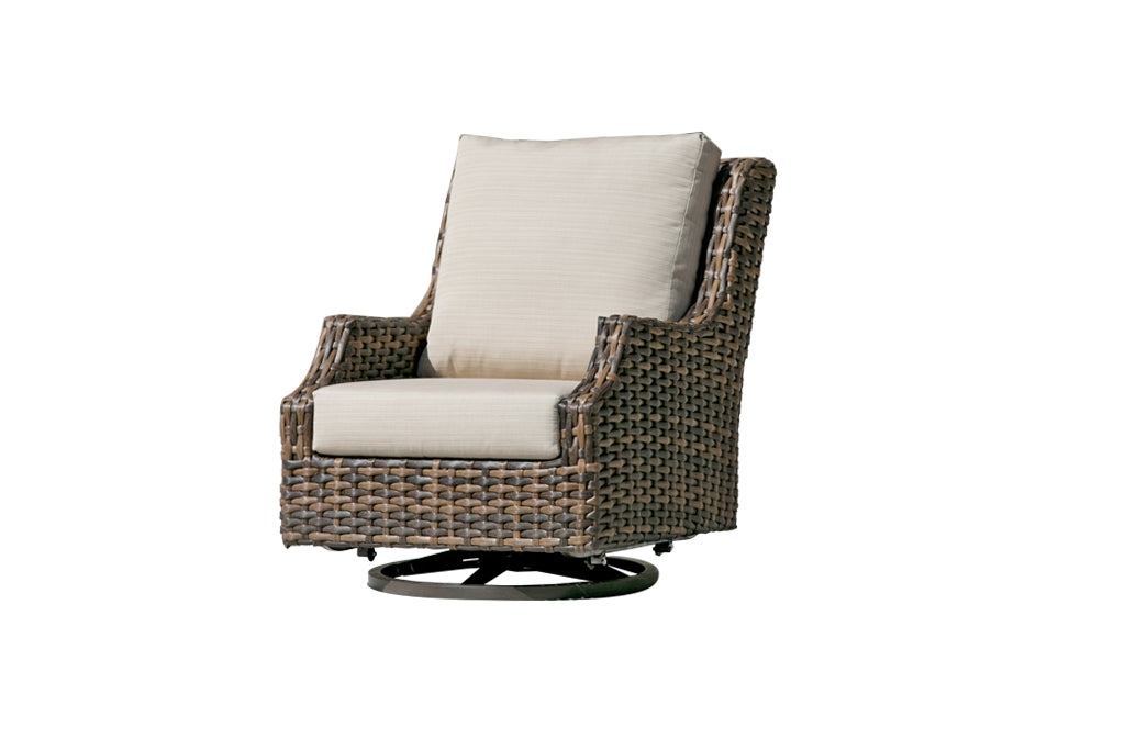 Whidbey Island Swivel Gliding Club Chair - Outdoor Patio Furniture with Smooth 360° Rotation - Perfect for Backyard, Deck, and Poolside Relaxation (Limited Stock)