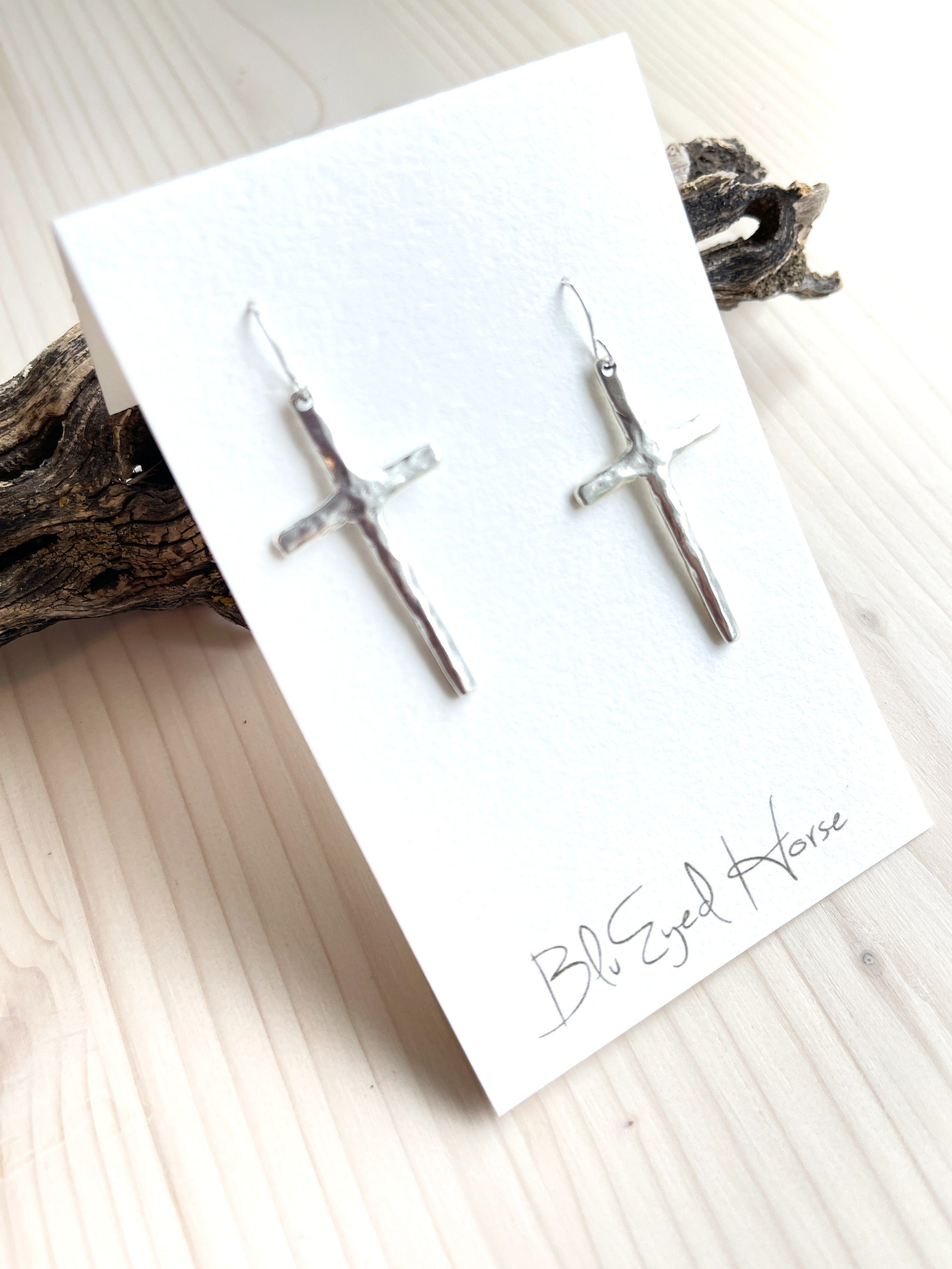 Elegant Long Cross Earrings for Women - Sterling Silver Dangle Drop Earrings - Perfect for Church, Weddings & Everyday Fashion Accessories