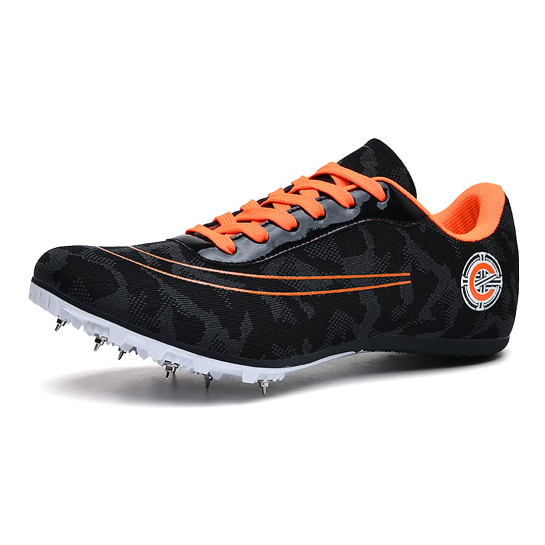 Men's Spiked Track & Field Shoes - Professional Sprint Running & Jumping Training Sneakers for Youth & Adults | Lightweight Athletic Shoes for Racing, Training & Competition