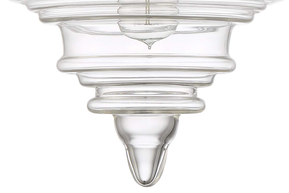 Craftmade 1-Light Mini Pendant in Chrome Finish - Perfect for Kitchen Islands, Dining Rooms & Entryway Lighting