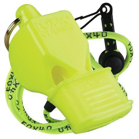 Fox 40 Classic CMG Whistle with Lanyard - Loud Referee Sports Whistle for Soccer, Football, Coaching, Lifeguards & Emergency Situations