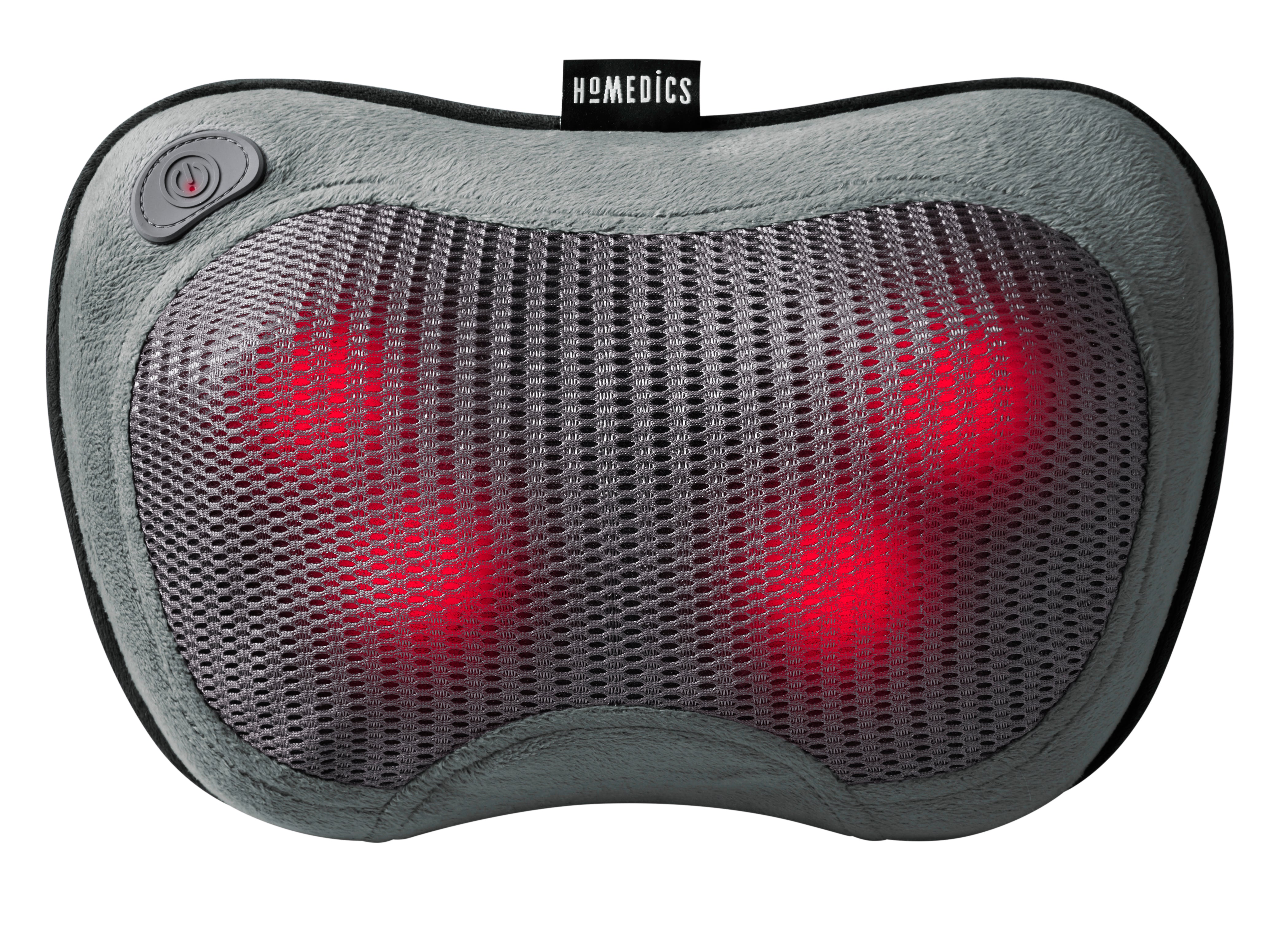 Wireless Shiatsu Massage Cushion with Heating Function - Portable Neck & Back Massager for Home, Office & Car Relaxation