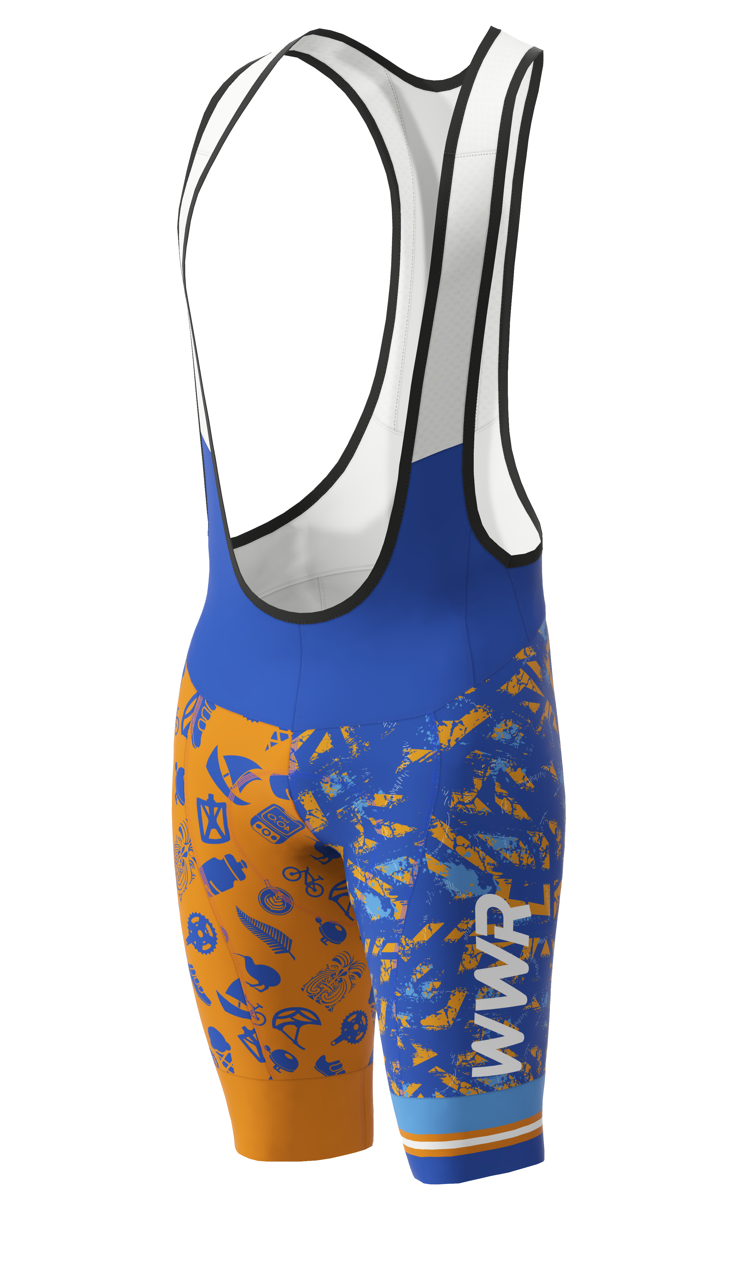 Warkworth Riders Speed Bibs (B03) - High-Performance Cycling Shorts with Bold Design for Men & Women | Perfect for Road Biking, Training & Competitions
