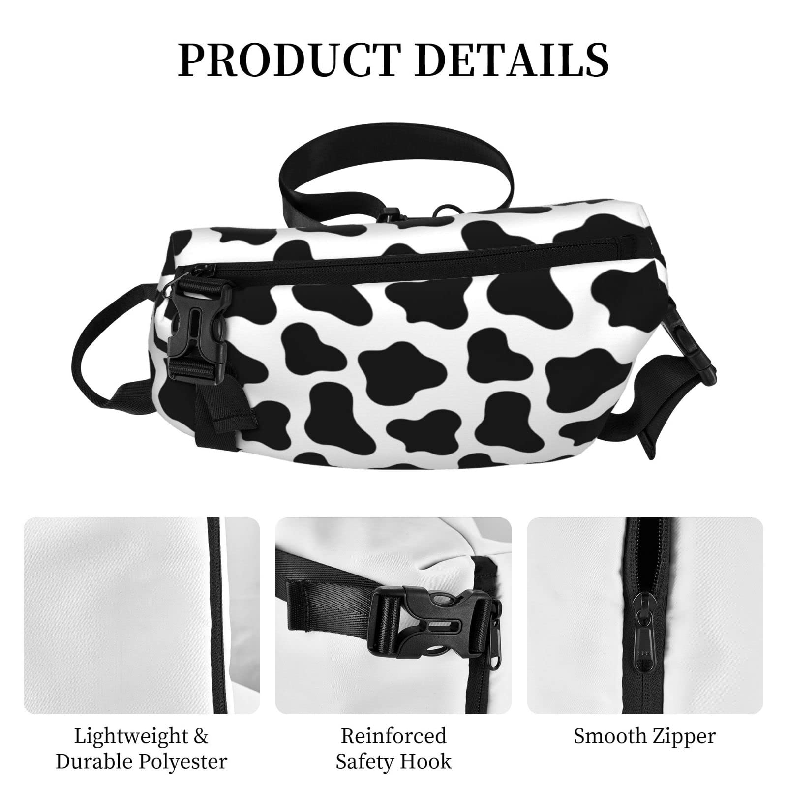 Bassyil Sling Bag - Lightweight Crossbody Bag for Men & Women, Small Chest Shoulder Bag for Travel, Hiking, Gym & Daily Use - Perfect Daypack for Work, School & Outdoor Activities