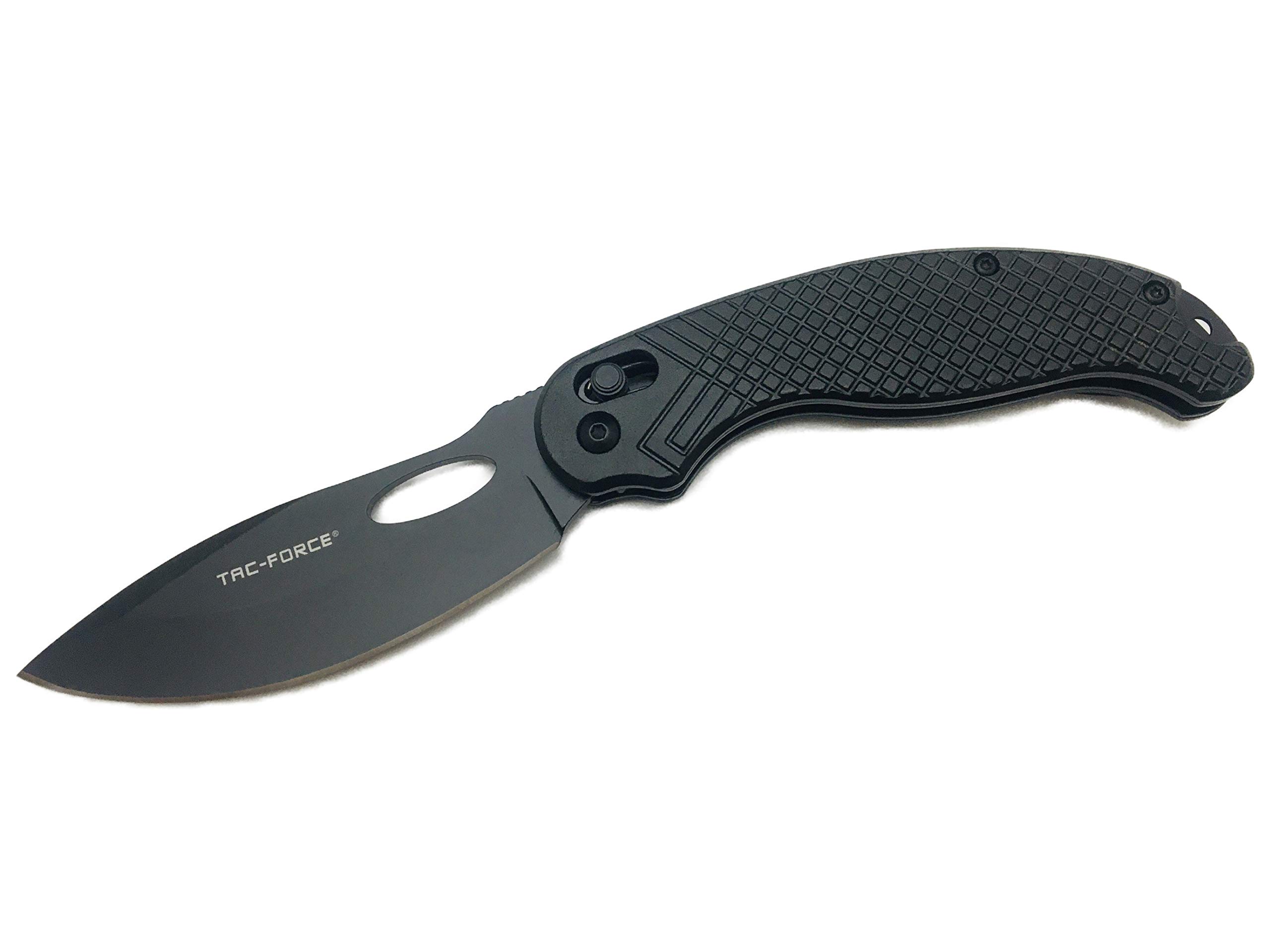 TAC Force TF-1037BK Tactical Folding Knife - Black EDC Pocket Knife with Manual Open | Perfect for Camping, Hiking, Survival & Everyday Carry