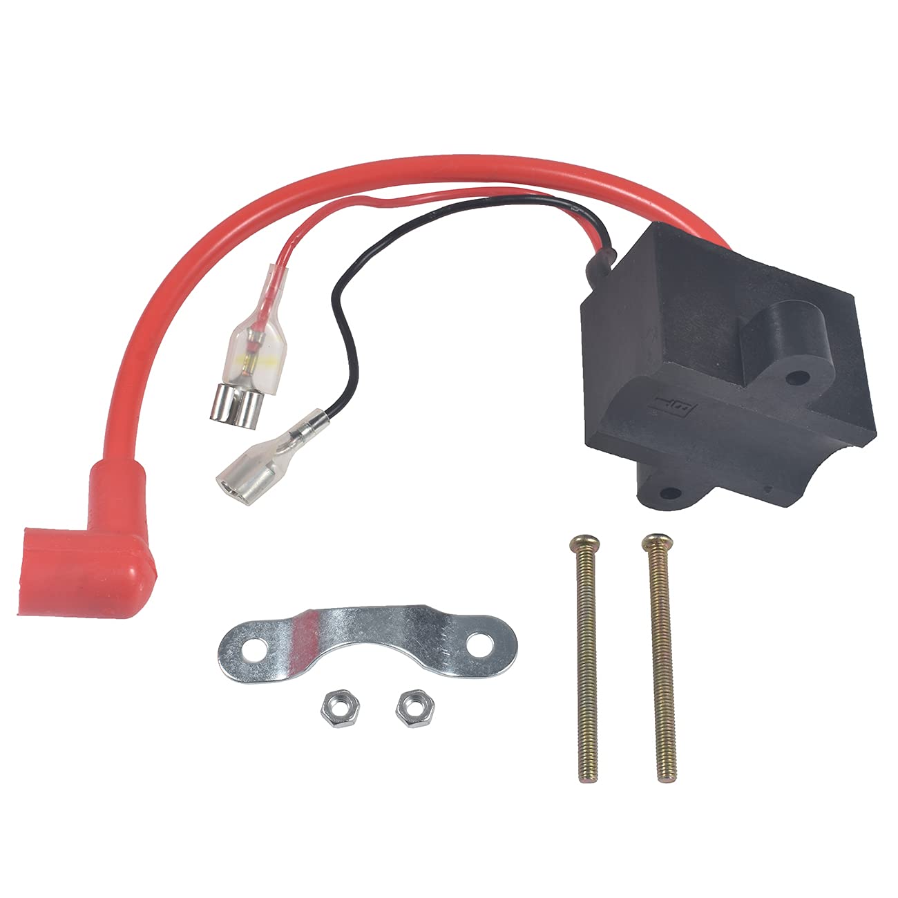 High-Performance CDI Ignition Magneto Coil Spark Plug Kit for 49cc-80cc 2-Stroke Engines - Compatible with Motorized Bicycles, Pocket Bikes & Mini Chopper - Upgrade Your Ride for Better Acceleration & Fuel Efficiency