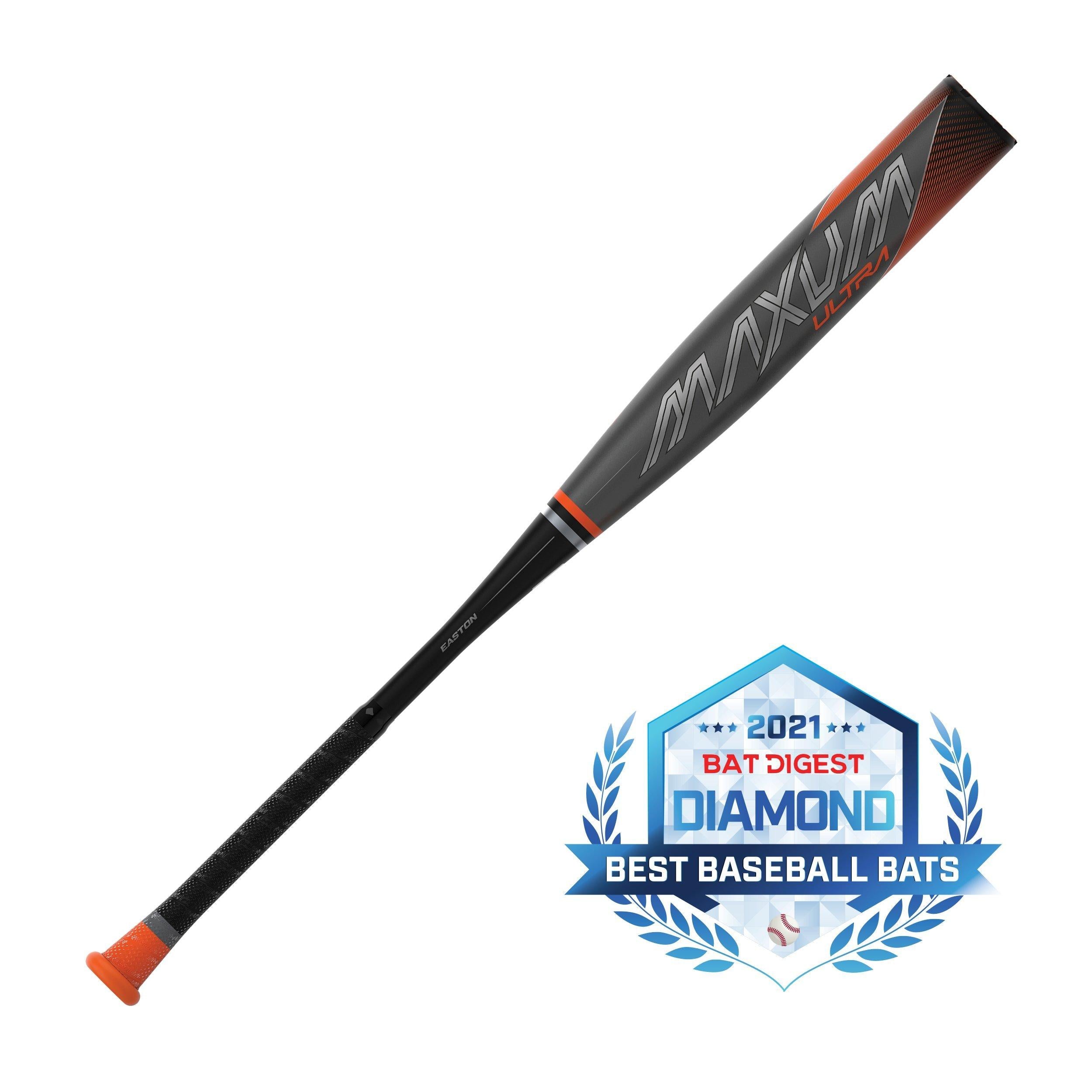 Easton Maxum Ultra 2 5/8'' BBCOR Baseball Bat -3 Length-to-Weight Ratio (BB21MX) | Perfect for High School & College Players in Competitive Games