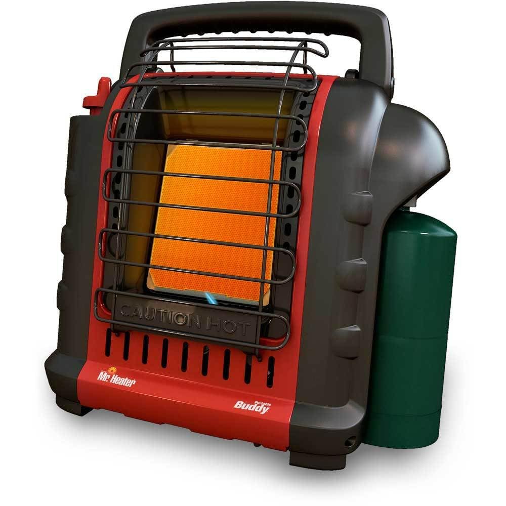Mr. Heater F232000 Portable Buddy Heater (2-Pack) Bundle - Indoor/Outdoor Safe Propane Space Heater for Camping, Garage & Emergency Use