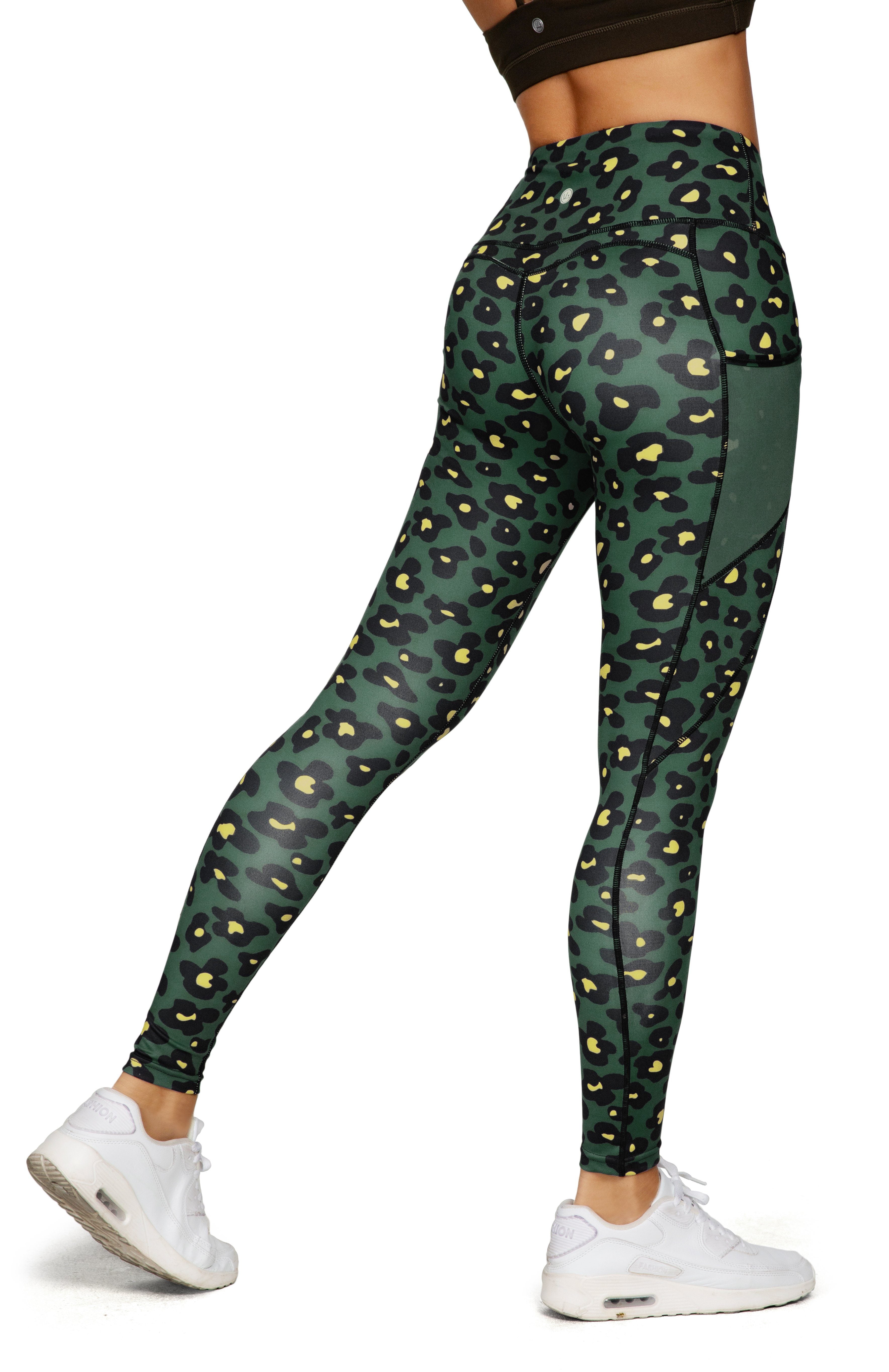 Leopard Print High Waist Leggings for Women - Stretchy Workout Yoga Pants - Fashionable Gym & Casual Wear