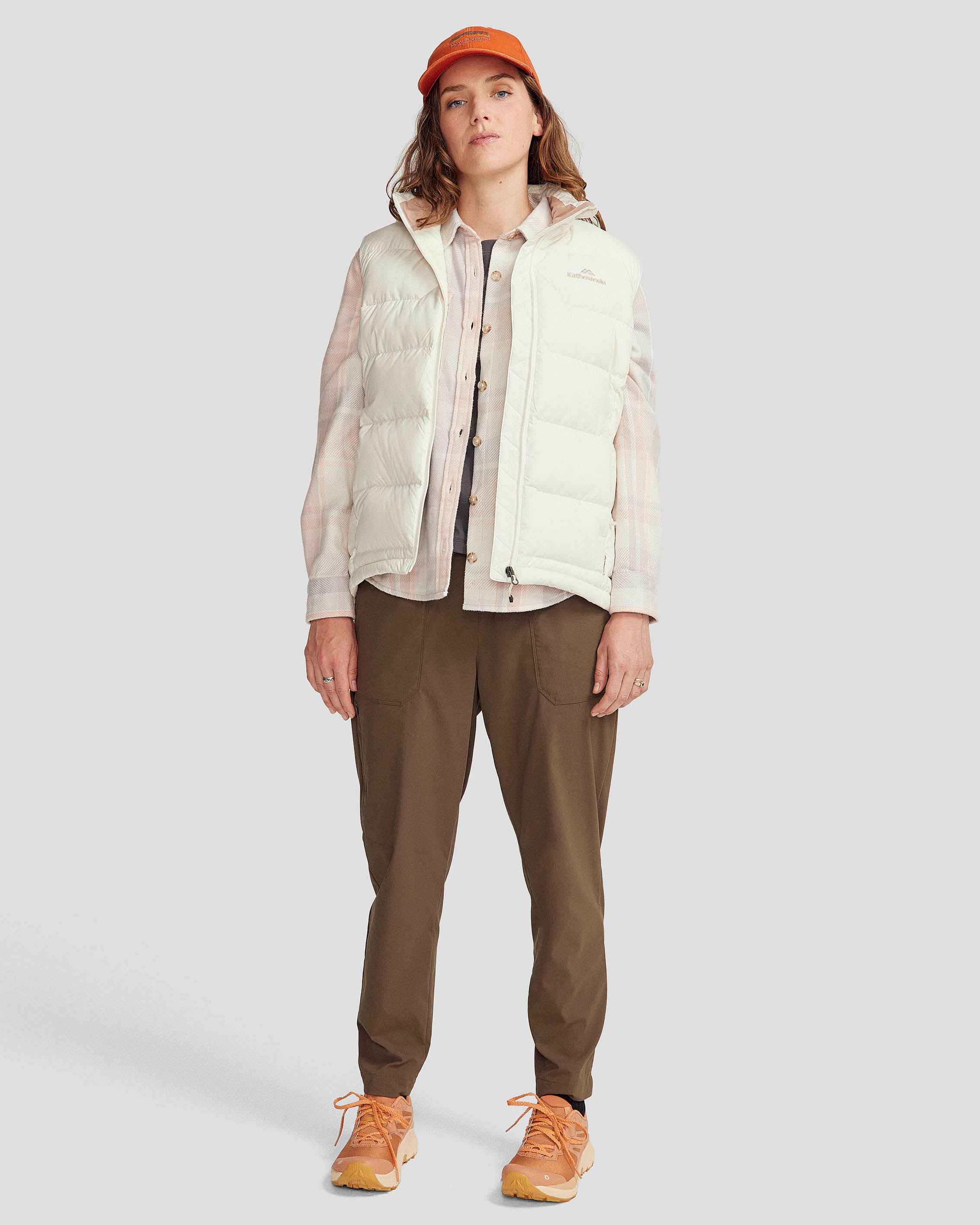 Women's Epiq Down Vest - Lightweight Warm Winter Puffer Jacket for Outdoor Activities (Natural/Mineral) | Perfect for Hiking, Camping & Cold Weather Fashion