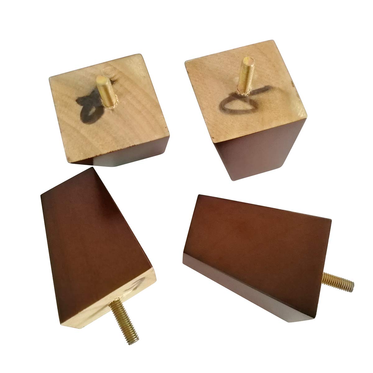 4 Pack Solid Wood Sofa Legs - 3