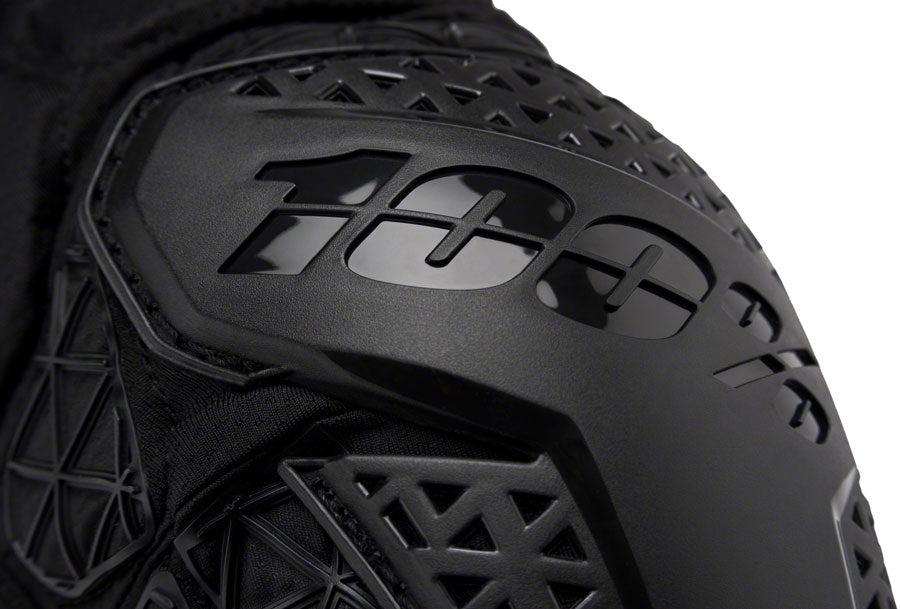 100% Surpass Knee Guards - Black, Medium - Protective Knee Pads for Sports, Work & Outdoor Activities