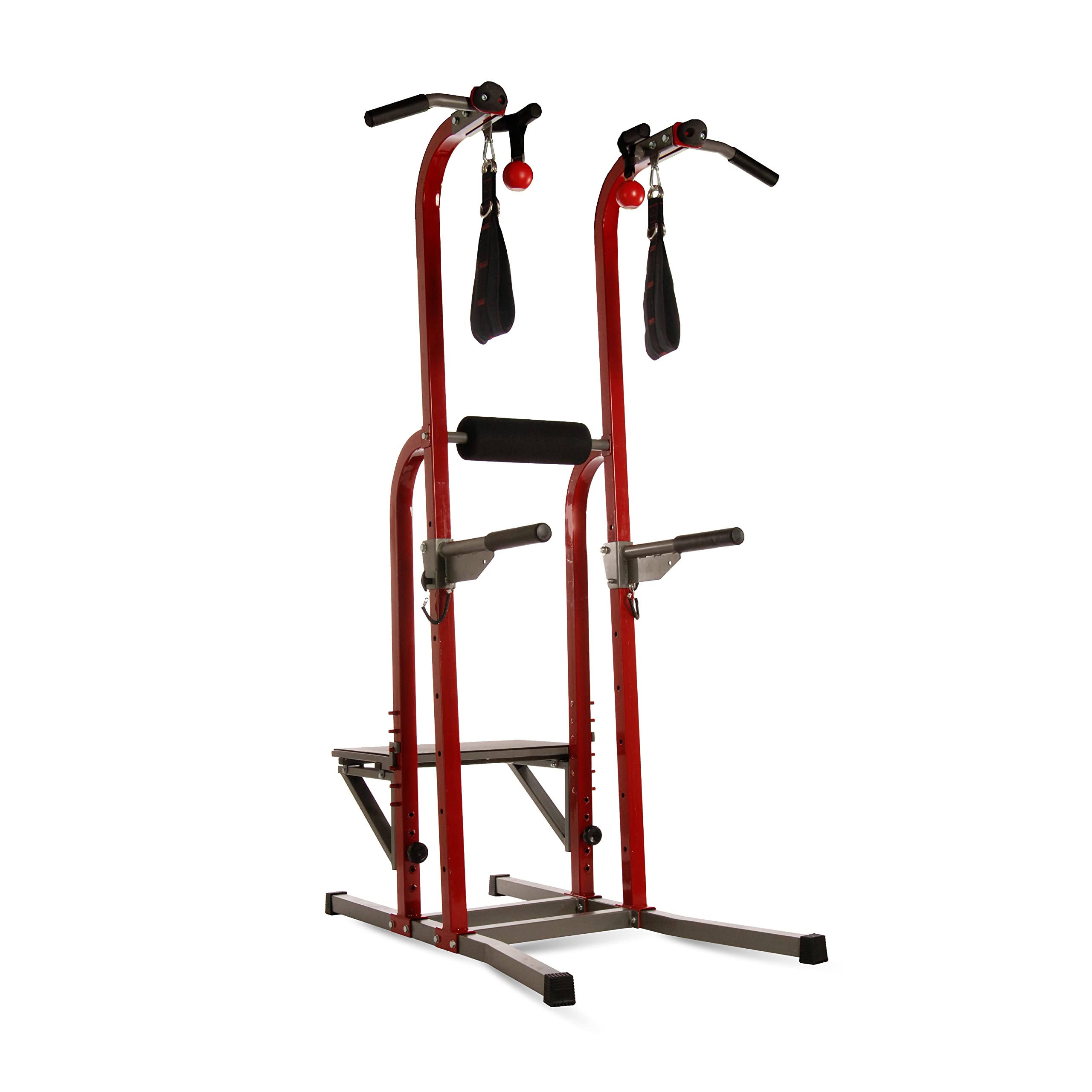 Stamina Power Tower - Heavy Duty Dip Bar & Pull Up Station for Home Gym - 250 lbs Weight Capacity - Perfect for Strength Training & Bodyweight Exercises