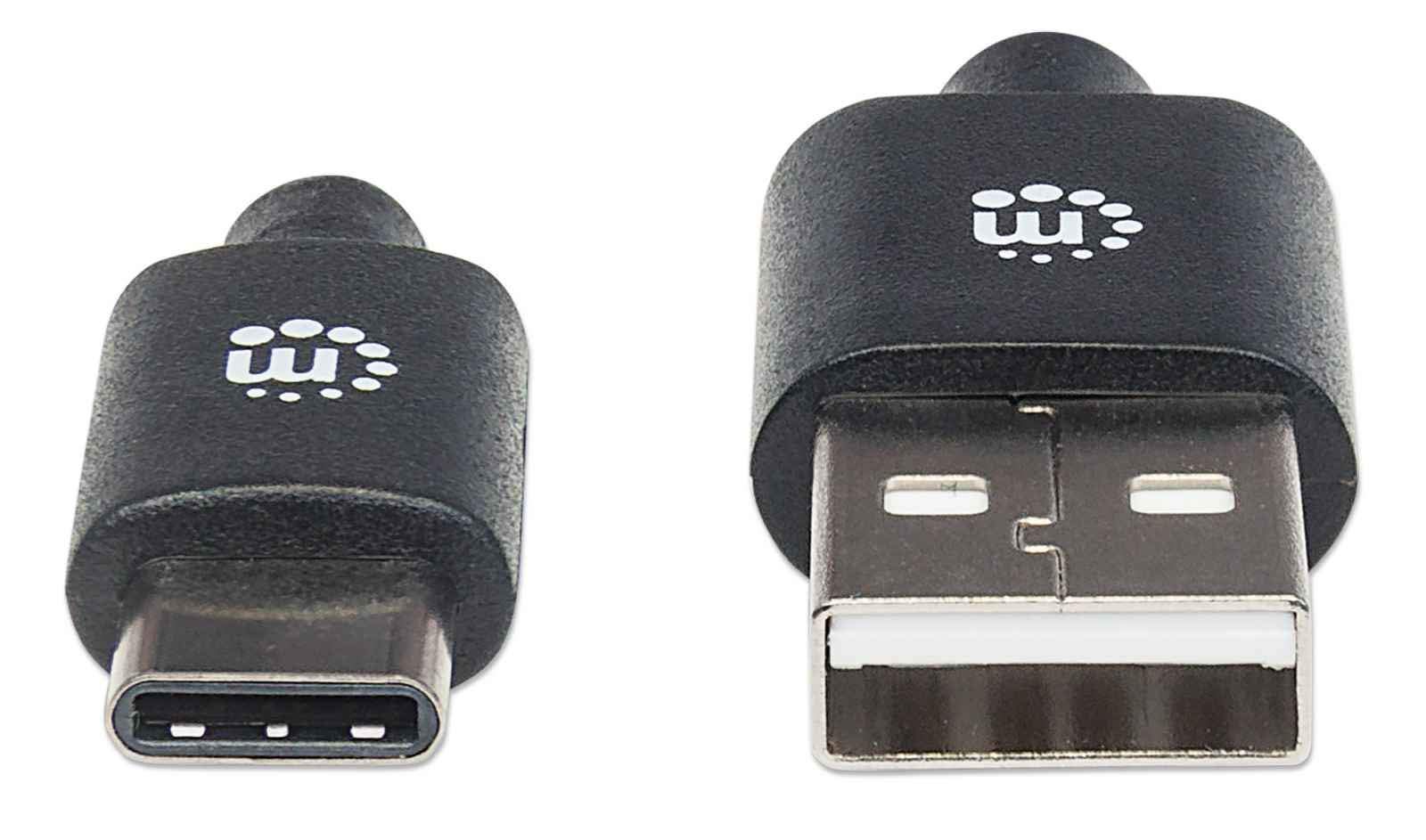 Manhattan Super Speed USB C Cable 3.1 Gen 2 Fast Charging & Data Sync (10Gbps) for iPhone 15, MacBook, iPad, Samsung Galaxy - Perfect for Home, Office & Travel Charging