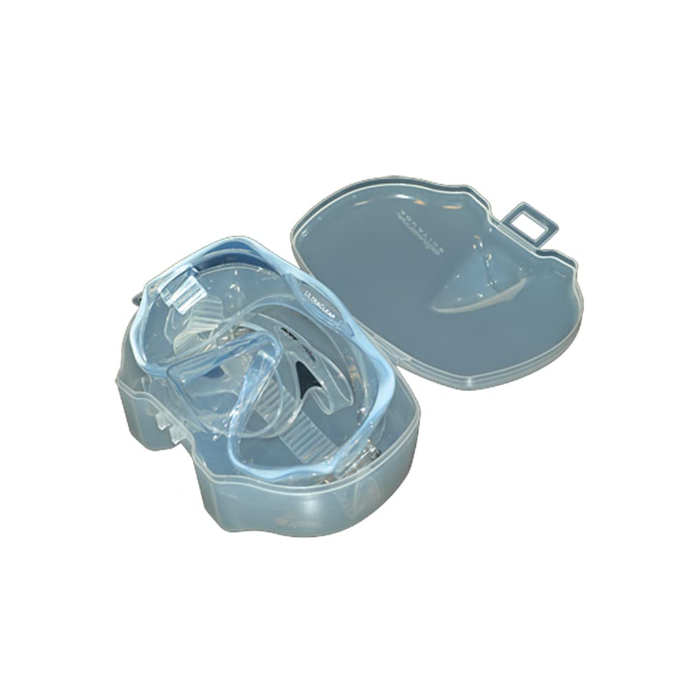 ATOMIC AQUATICS Frameless 2 Scuba Diving Mask - Wide Clear View Snorkeling Mask with Soft Face Seal & Travel Case | Perfect for Underwater Exploration, Ocean Adventures & Tropical Vacations