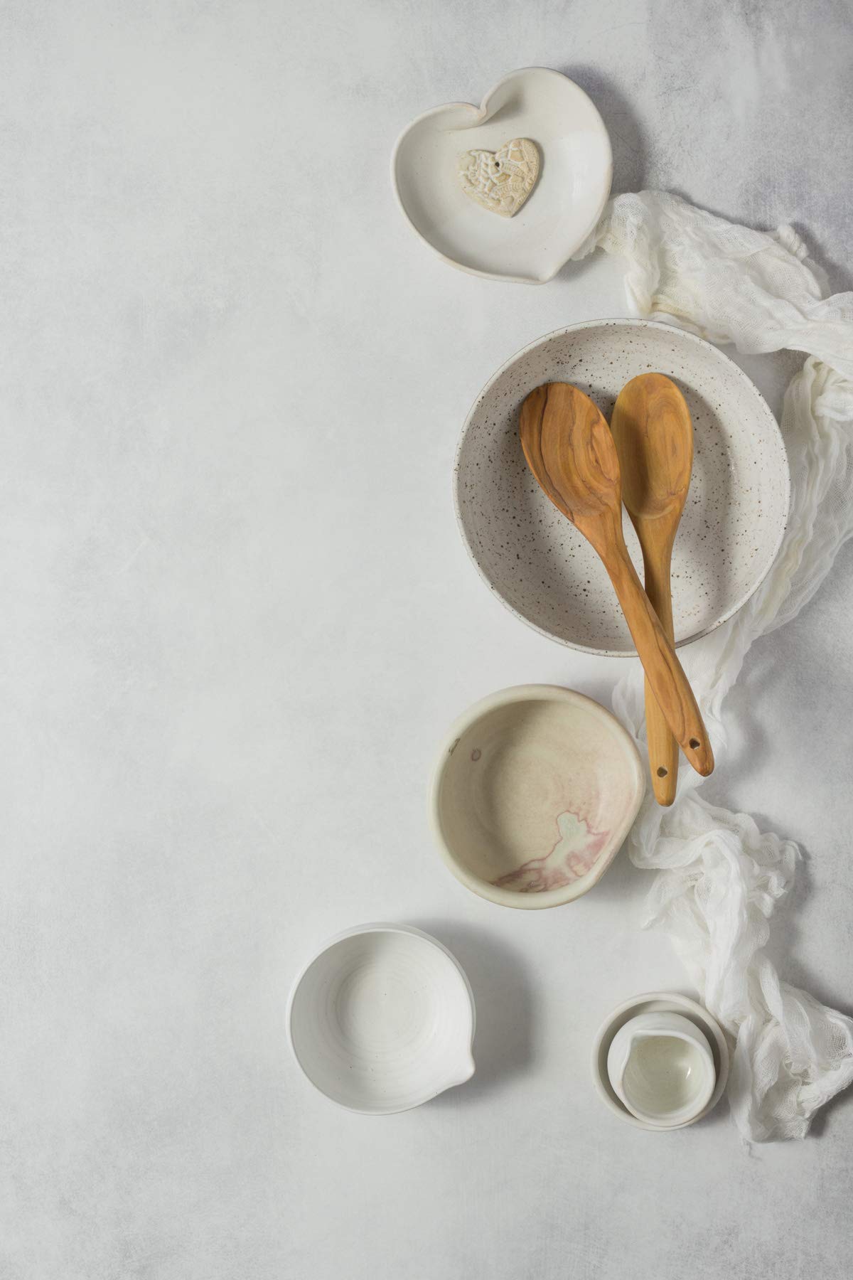 Bessie Bakes Gray Photography Backdrop 2x3ft - for Food & Product Shoots
