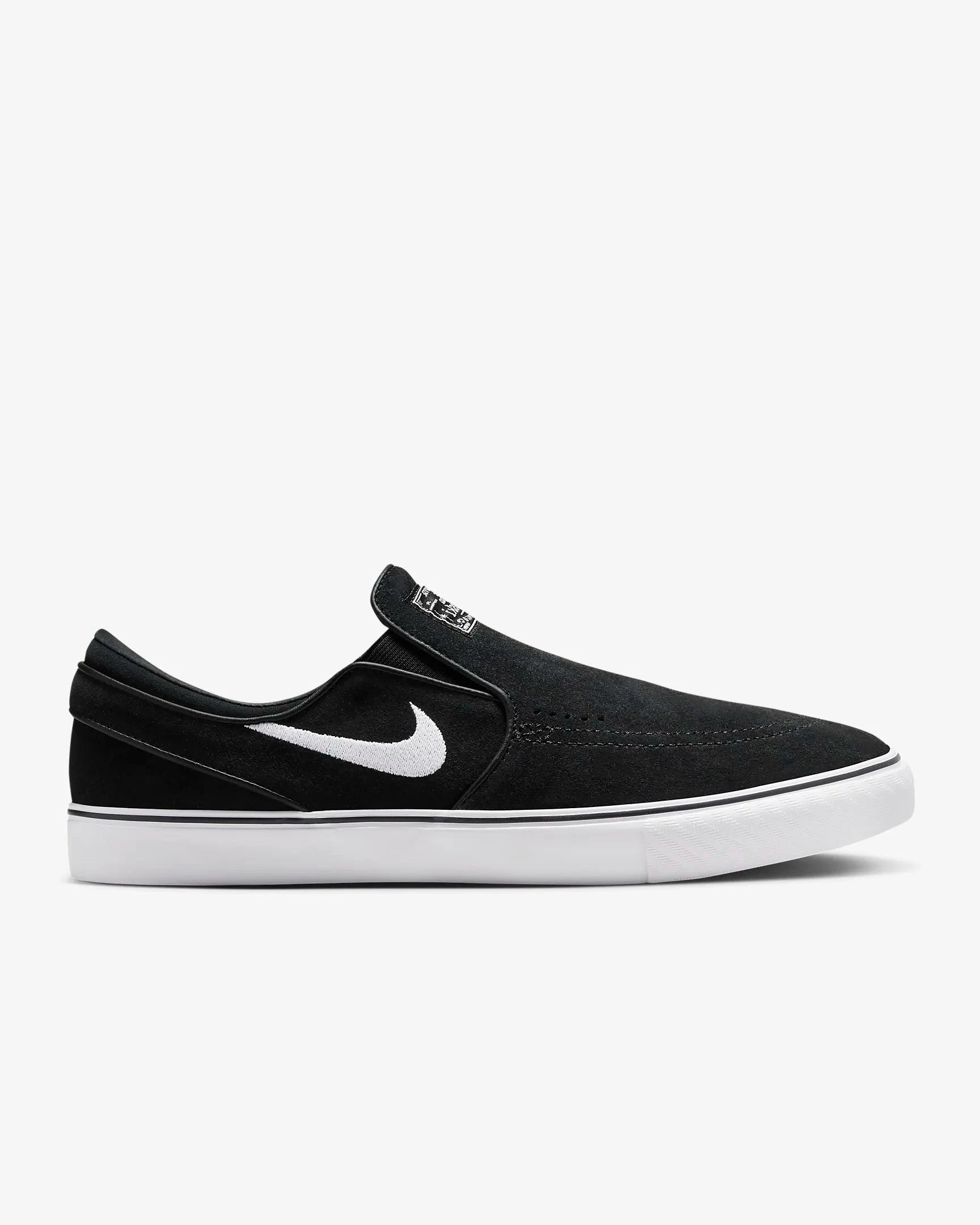 Nike SB Janoski Slip-On Skate Shoes for Men - Black/White - Comfortable & Durable Sneakers for Skateboarding, Casual Wear & Street Fashion