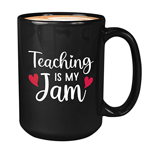 teaching is my jam Black