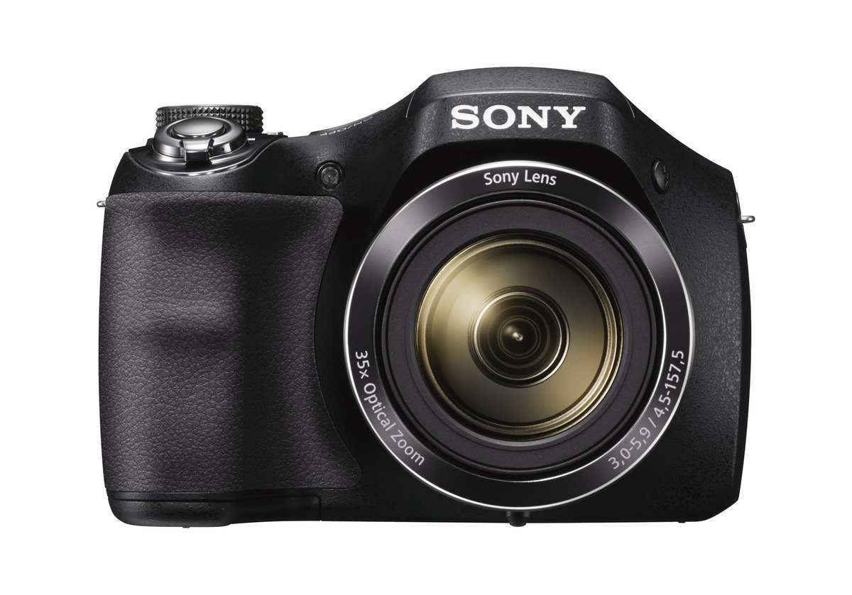 Sony DSC-H300 20.1MP Digital Camera with 35x Optical Zoom - Black | HD Video & Photo Shooting for Travel, Sports & Events