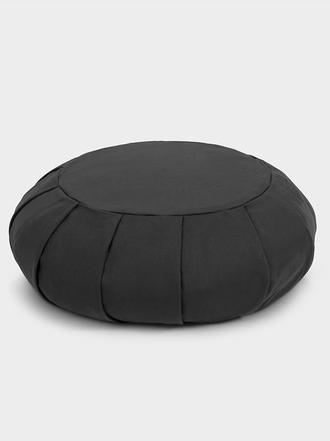 Organic Buckwheat Zafu Meditation Cushion - Round Yoga Pillow for Comfortable Seating, Posture Support & Zen Practice - Perfect for Home, Studio & Meditation Spaces