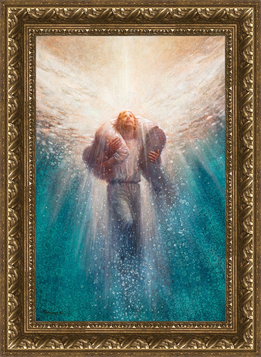 Deep Waters By Yongsung Kim - Premium Wall Art Canvas Print - Ocean Wave Painting for Home & Office Decor - Perfect for Living Room, Bedroom, and Office Spaces