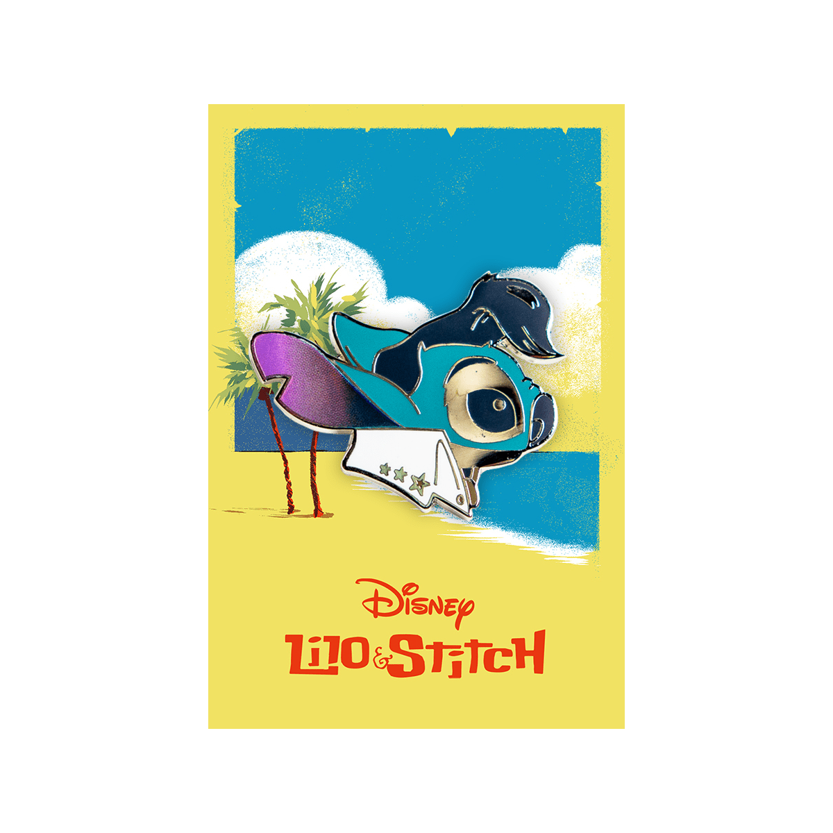 Lilo & Stitch: Elvis Stitch Enamel Pin - Disney Collectible Badge for Backpacks, Jackets & Gifts - Perfect for Disney Fans & Pin Collectors