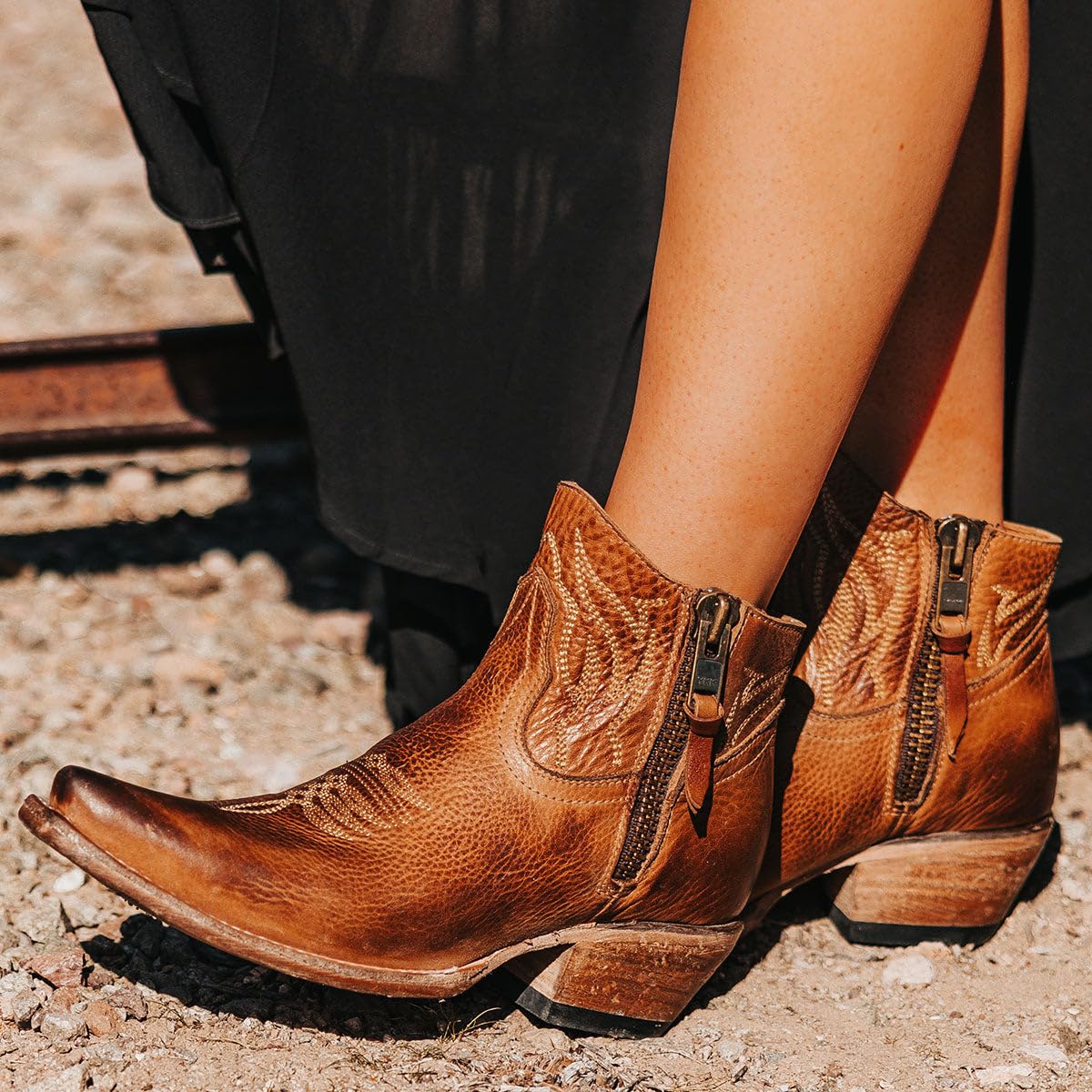 Wolfie Women's Ankle Boots - Stylish & Comfortable Booties for Fall & Winter | Perfect for Casual Outfits, Office Wear & Date Nights