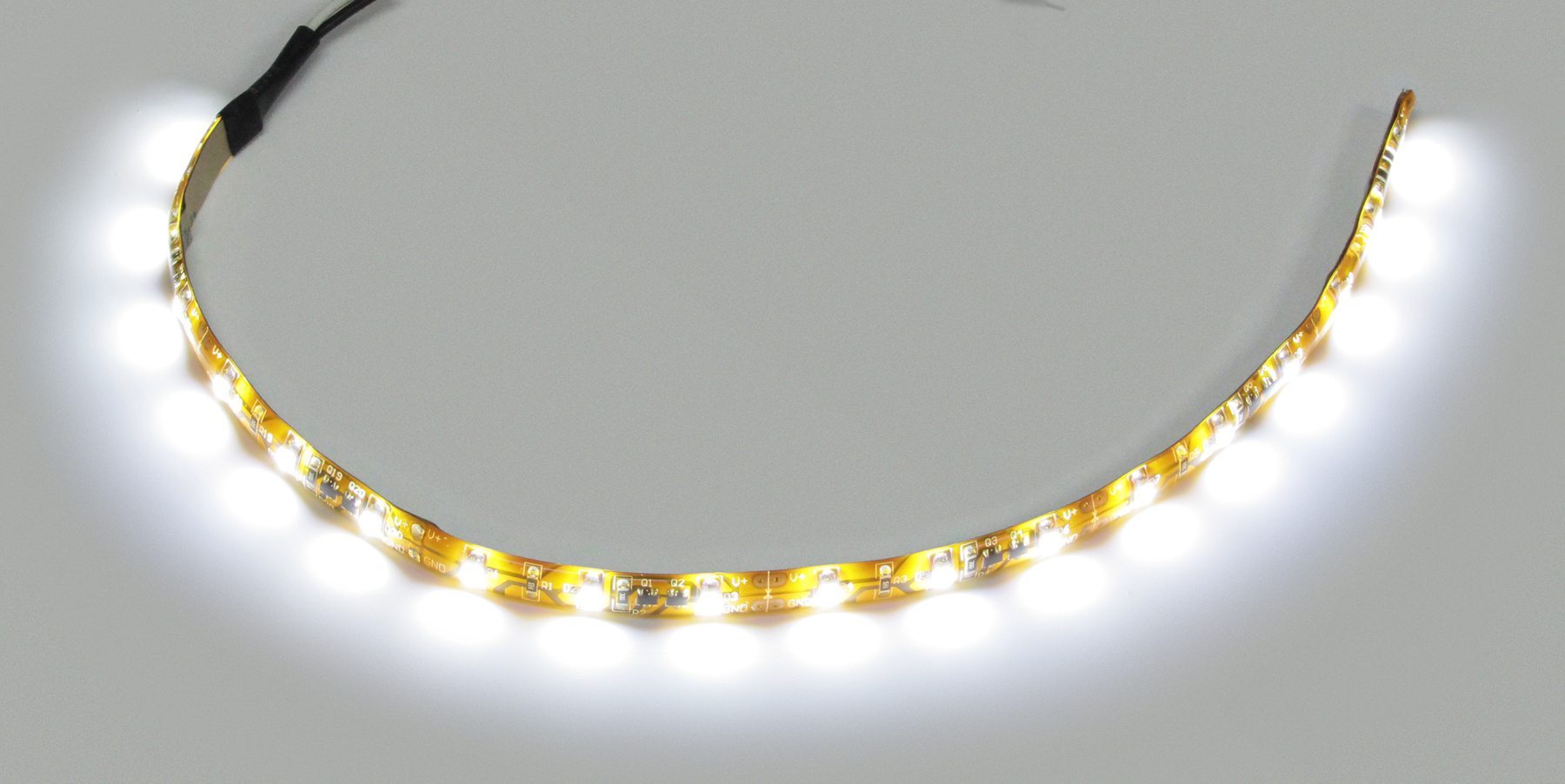 Great White M362 Single Lead Wire LED Interior Strip Light - 12V Flexible Lighting for Home, RV, and Marine Use