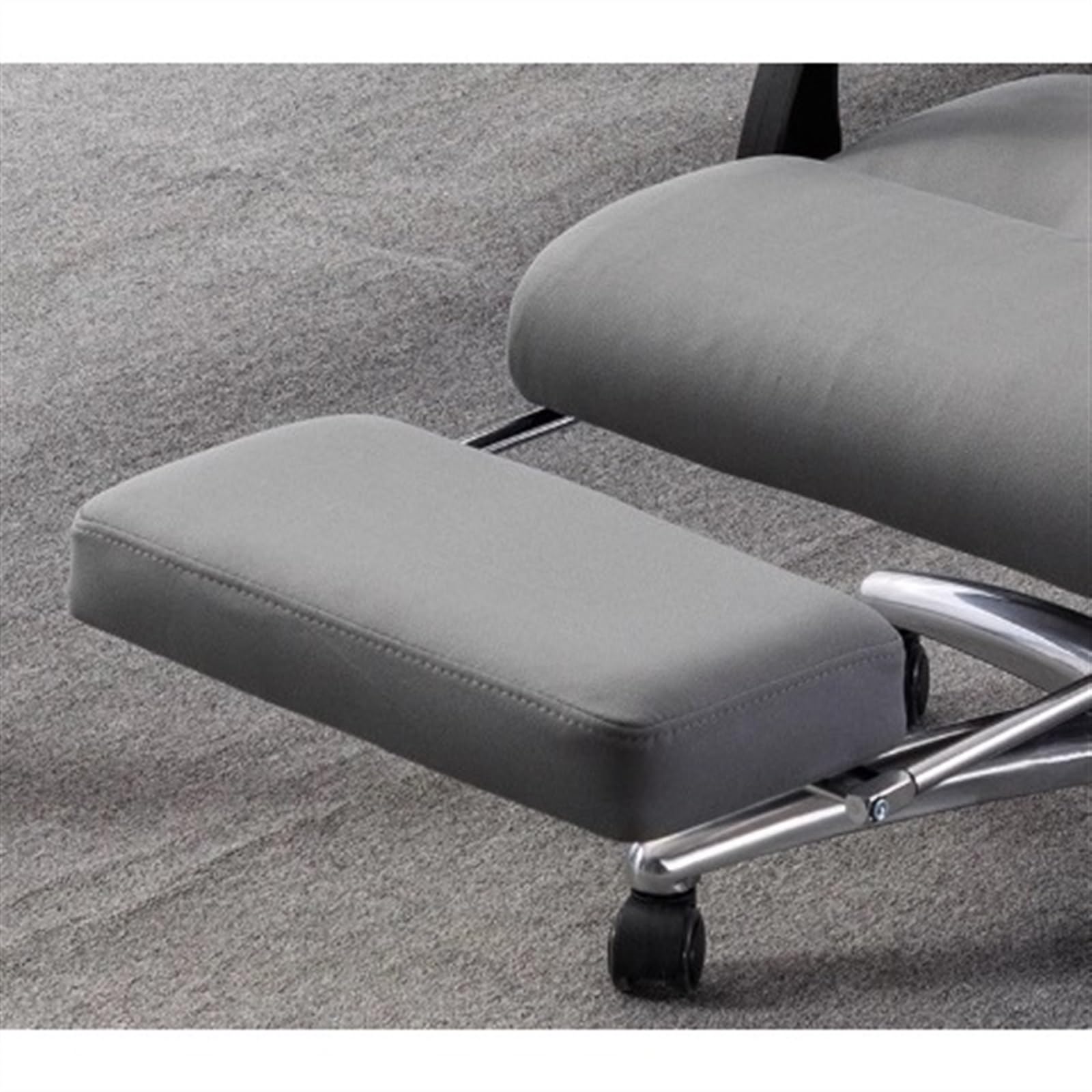 Ergonomic Executive Office Chair - High Back Swivel Computer Desk Chair with Wheels & Breathable Fabric - Adjustable Gaming Chair for Home & Office Workspace (White) - Perfect for Long Hours of Work, Gaming & Video Conferencing