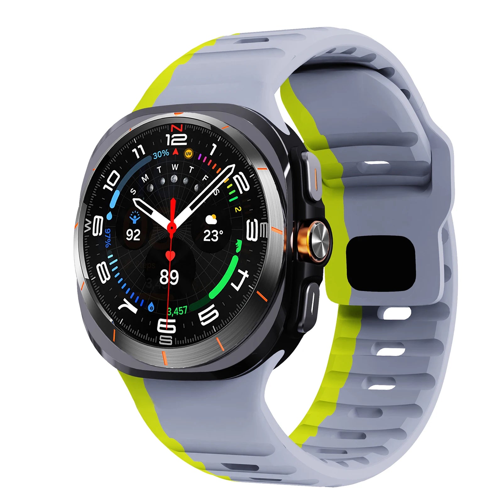 Durable Silicone Bands for Samsung Galaxy Watch Ultra - Comfortable & Stylish Replacement Straps for Workouts, Running & Outdoor Activities