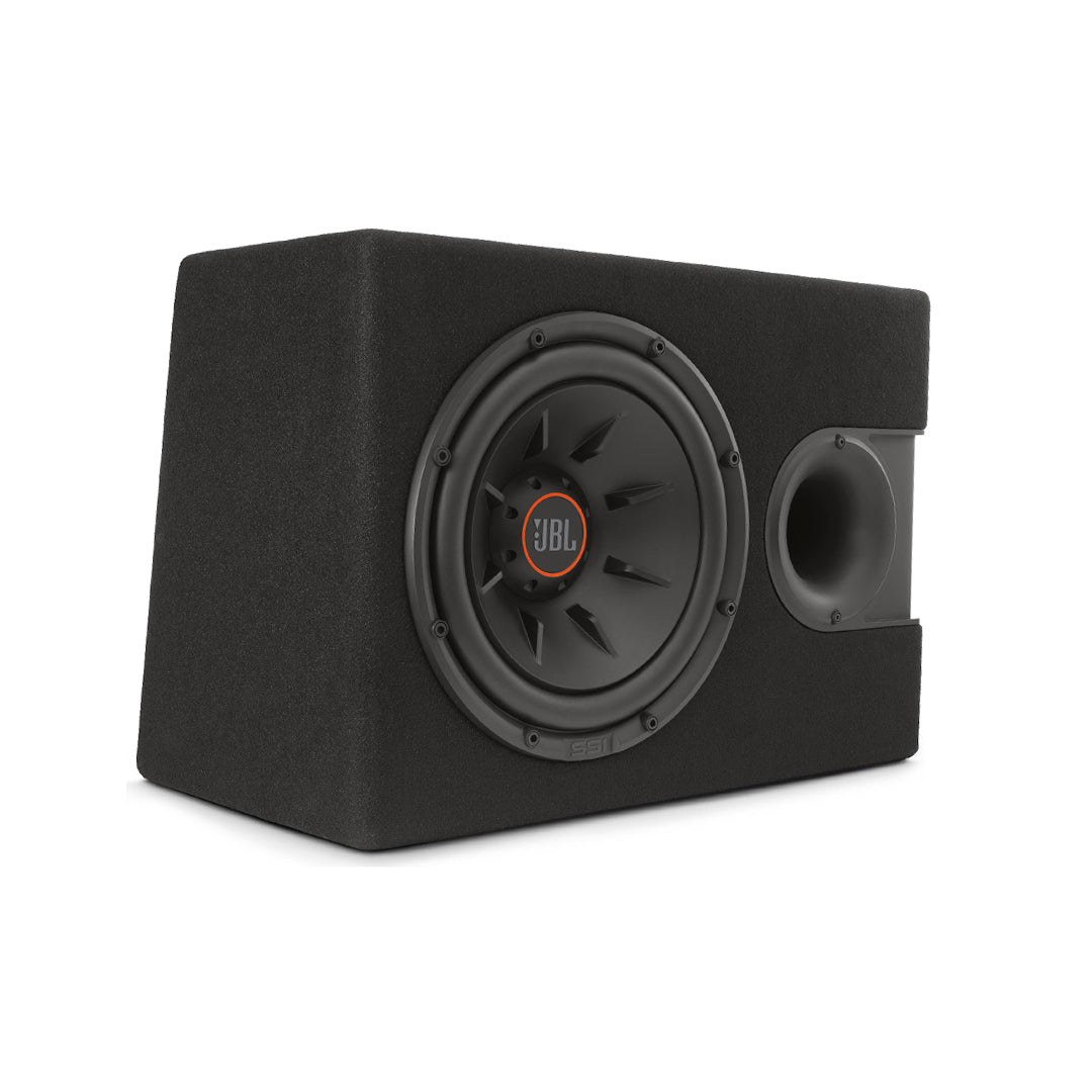 JBL S2 1024SS 10-Inch High-Performance Loaded Enclosure with SSI™ Subwoofer - Premium Bass for Car Audio & Home Theater Systems