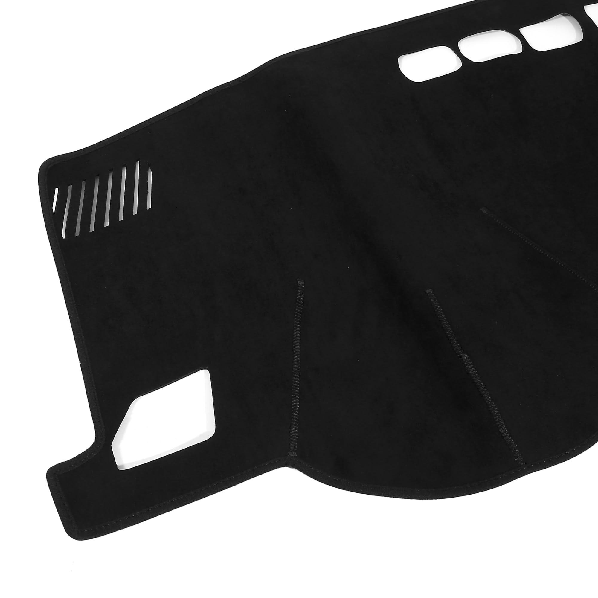 **X AUTOHAUX Premium Suede Dashboard Cover Mat - Non-Slip Carpet Protector for Hyundai Sonata 9 (2015-2018) - Black | Perfect for Sun Protection & Interior Upgrade**