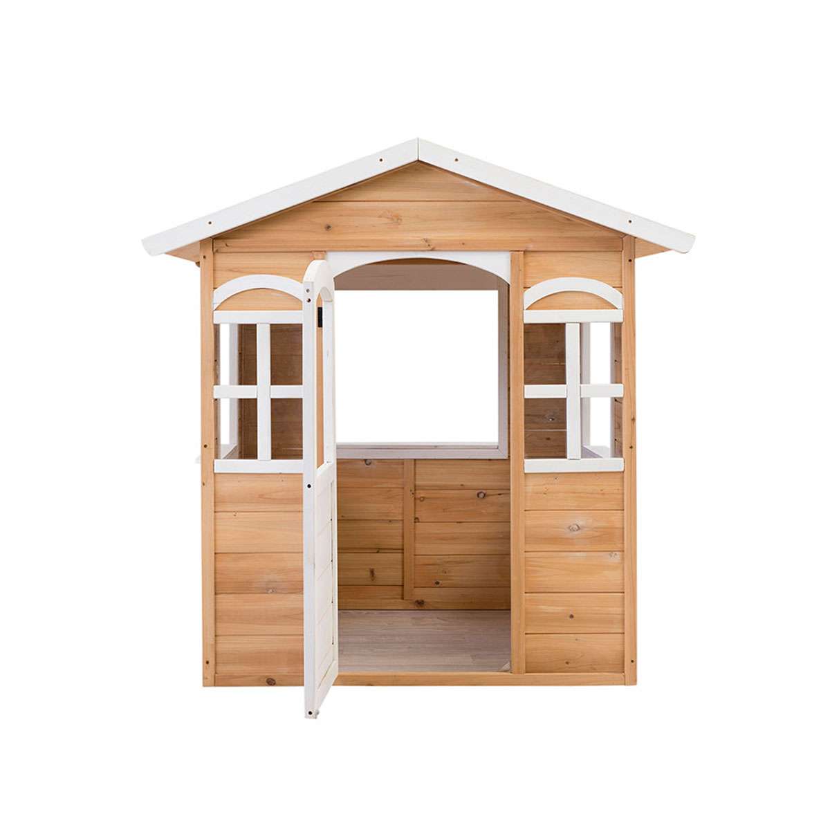 Kids Playhouse - Indoor & Outdoor Wooden Cubby House for Children's Pretend Play & Backyard Fun | Perfect for Imaginative Play, Playroom, Garden, or Patio