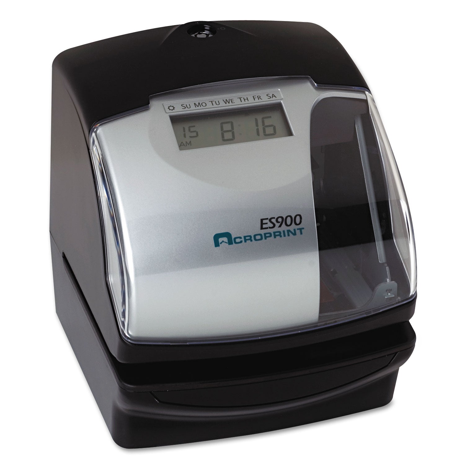 Acroprint® Es900 Atomic Electronic Payroll Recorder - Digital Time Stamp & Numbering Machine with LED Display (Black) - Perfect for Small Business Payroll, Time Tracking & Document Management