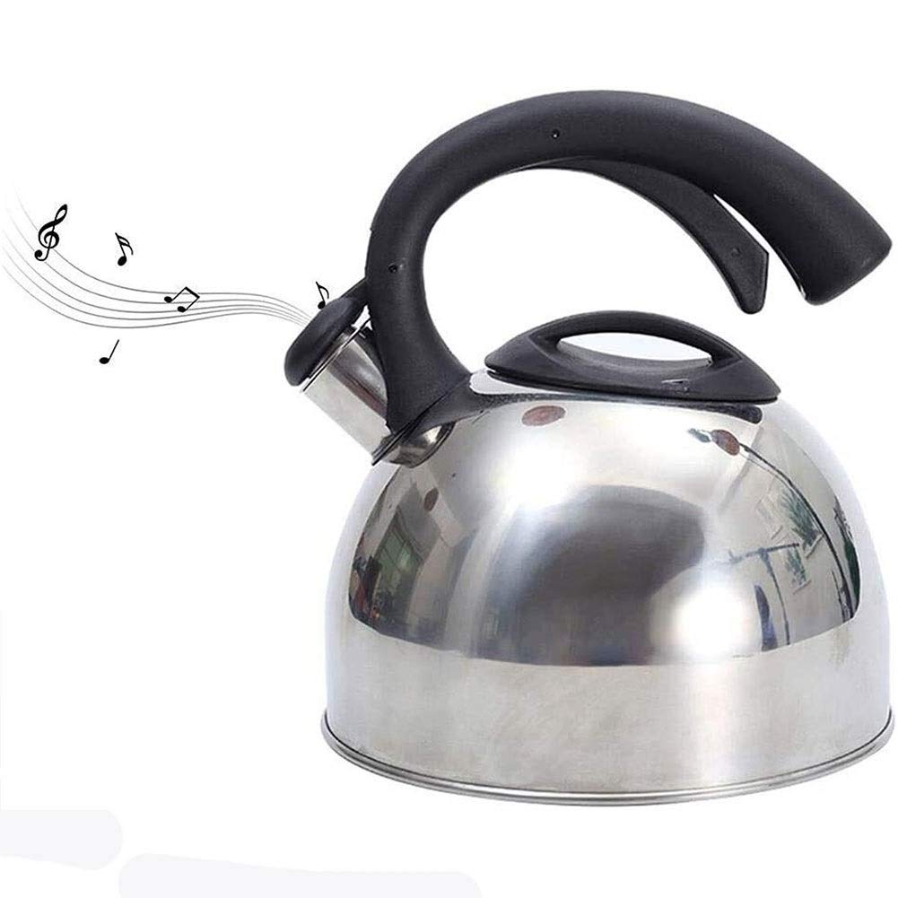 Premium 3L Stainless Steel Whistling Tea Kettle - Classic Stovetop Teapot with Anti-Hot Handle, Food Grade & Rust-Proof - Perfect for Home, Kitchen, Camping & Daily Tea Brewing