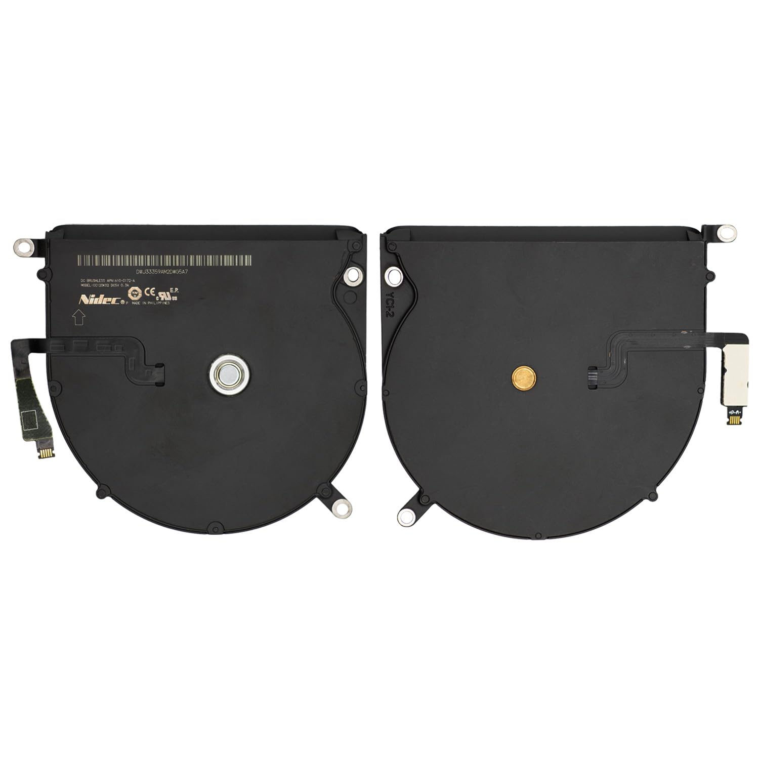 MMOBIEL Laptop CPU Cooling Fan Kit - Compatible with MacBook Pro 15 inch A1398 (2012-2013 Models) | Left & Right Side Cooling System | Perfect for Gaming, Video Editing & Heavy Computing Tasks