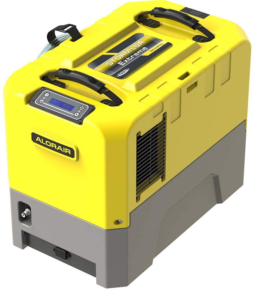 AlorAir Storm LGR Extreme Commercial Dehumidifier 85 PPD with WiFi App Control - Heavy Duty Water Removal for Basement, Crawl Space & Flood Restoration