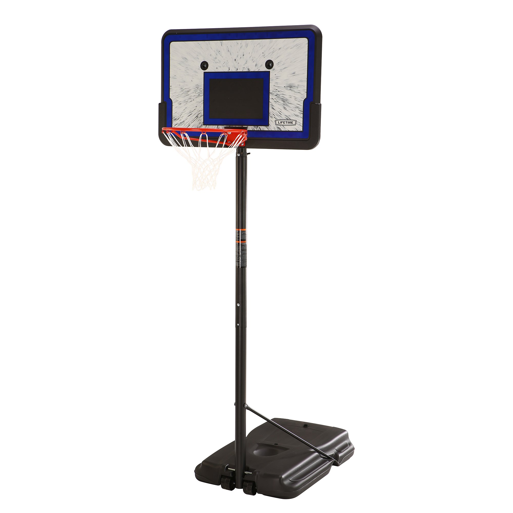 Lifetime Height Adjustable Portable Basketball Hoop System with 44 Inch Backboard - Perfect for Driveway, Backyard & Outdoor Basketball Games