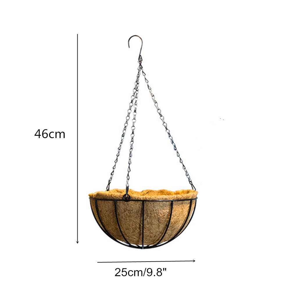 Premium Artificial Hanging Basket Plant - Large Green & White Fake Outdoor Hanging Plant for Patio, Balcony, and Garden Decor - Mynse Nice