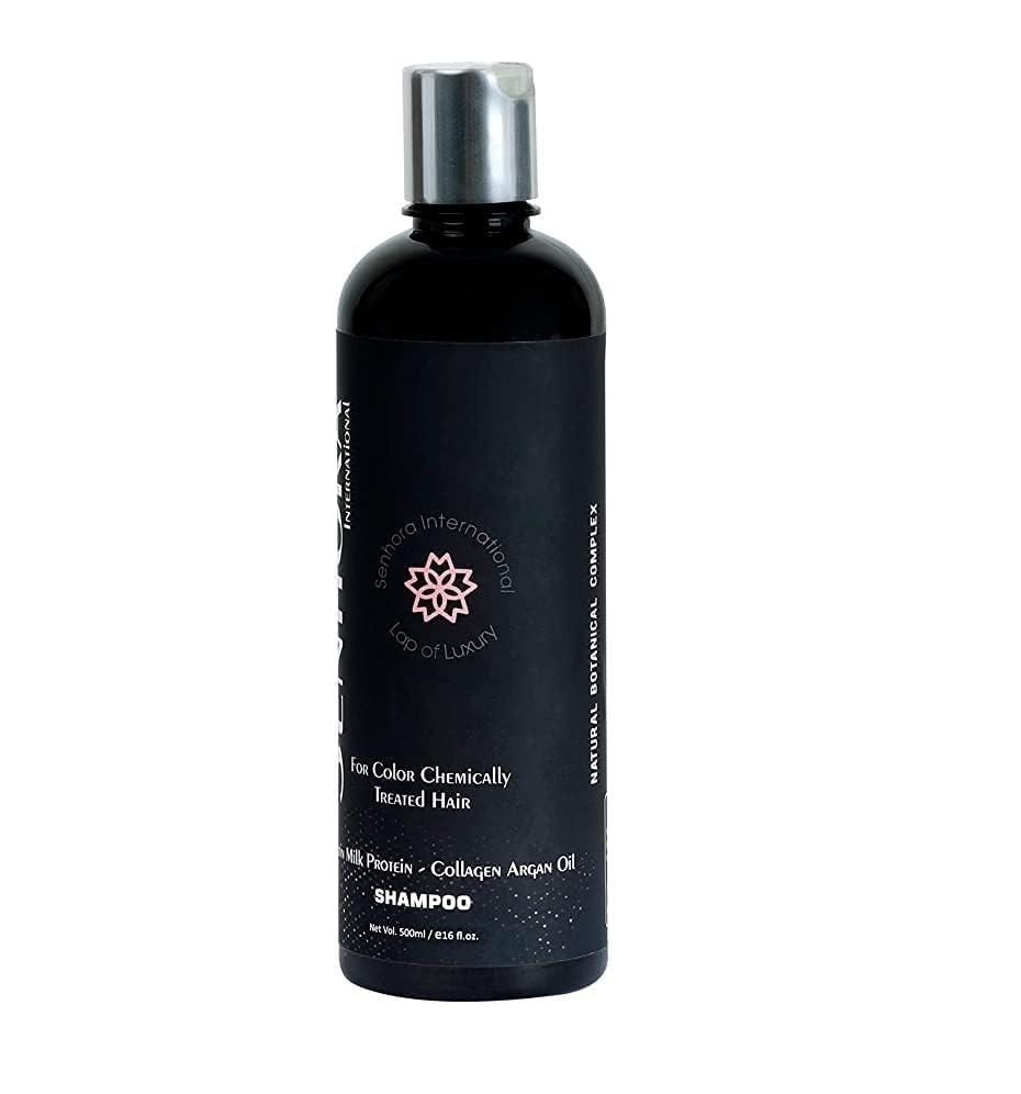 Professional Keratin Milk Protein & Argan Oil Shampoo for Color & Chemically Treated Hair - Deep Moisturizing, Softening & Strengthening Treatment (8.5oz) - Perfect for Damaged, Dry & Frizzy Hair at Home or Salon Use