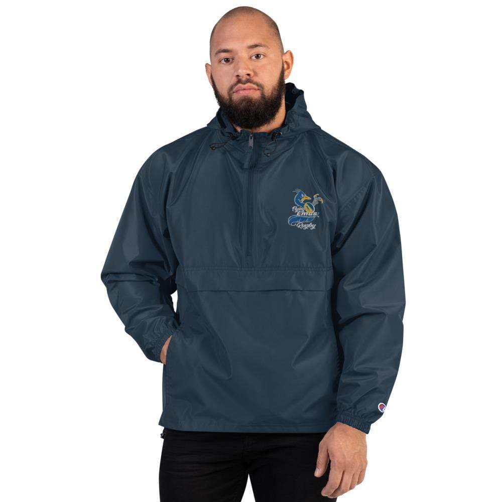 Flying Emus Champion Packable Lightweight Waterproof Jacket for Men & Women - Perfect for Hiking, Travel, and Outdoor Adventures