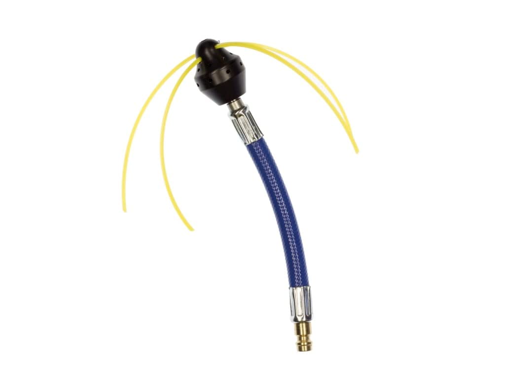 Wohler Technologies 7557 Forward Rotating Helicopter Nozzle for Compressed Air Cleaning - Industrial Dust Removal & Surface Cleaning Tool for Workshops, Garages, and Factories