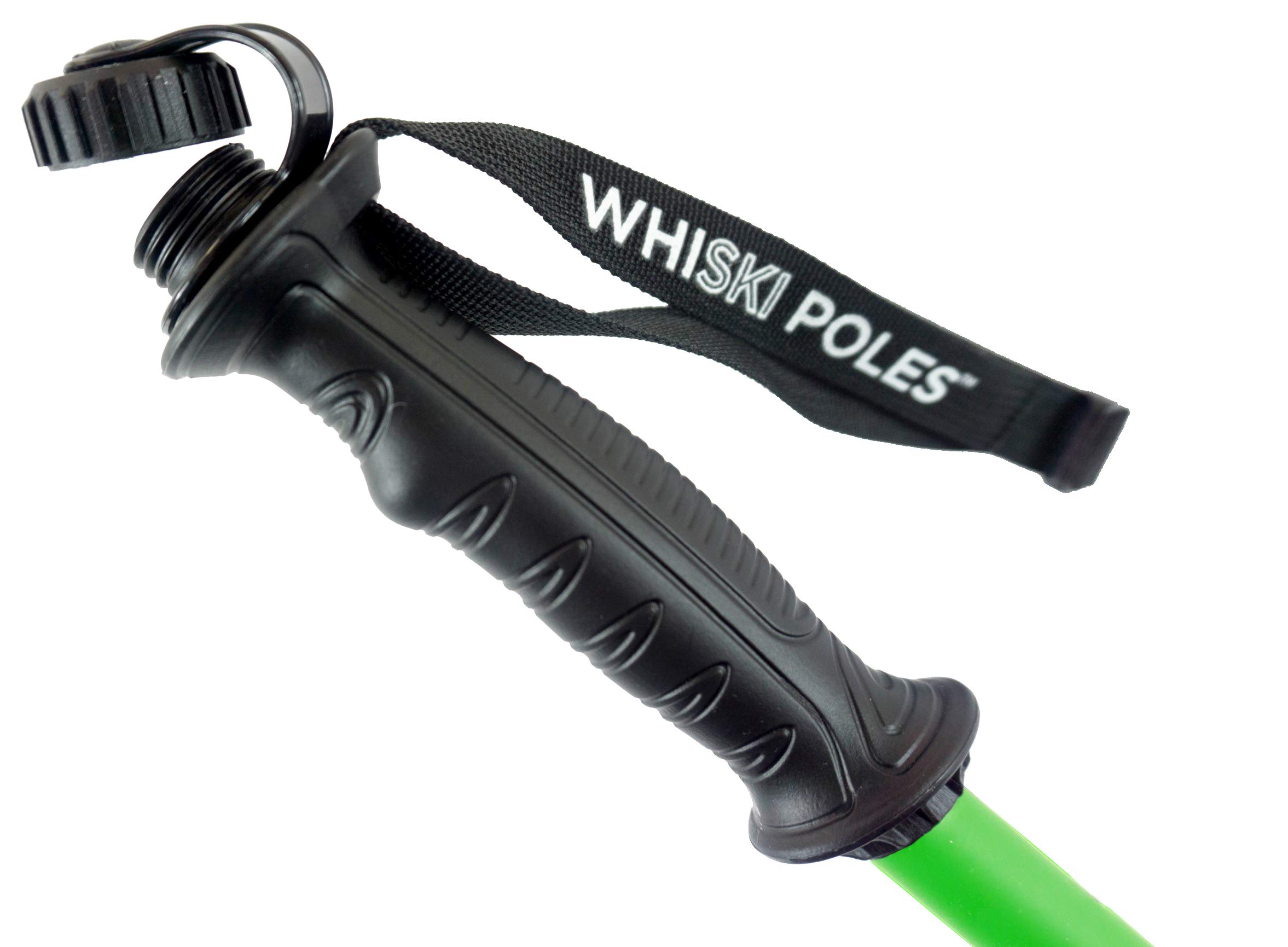 Premium Ski Pole Flask - 16 oz Stainless Steel Liquor Container with Free Collapsible Funnel & Decorative Stickers | Perfect Gift for Skiers & Outdoor Enthusiasts | Great for Mountain Adventures, Après-Ski Parties & Winter Sports Events