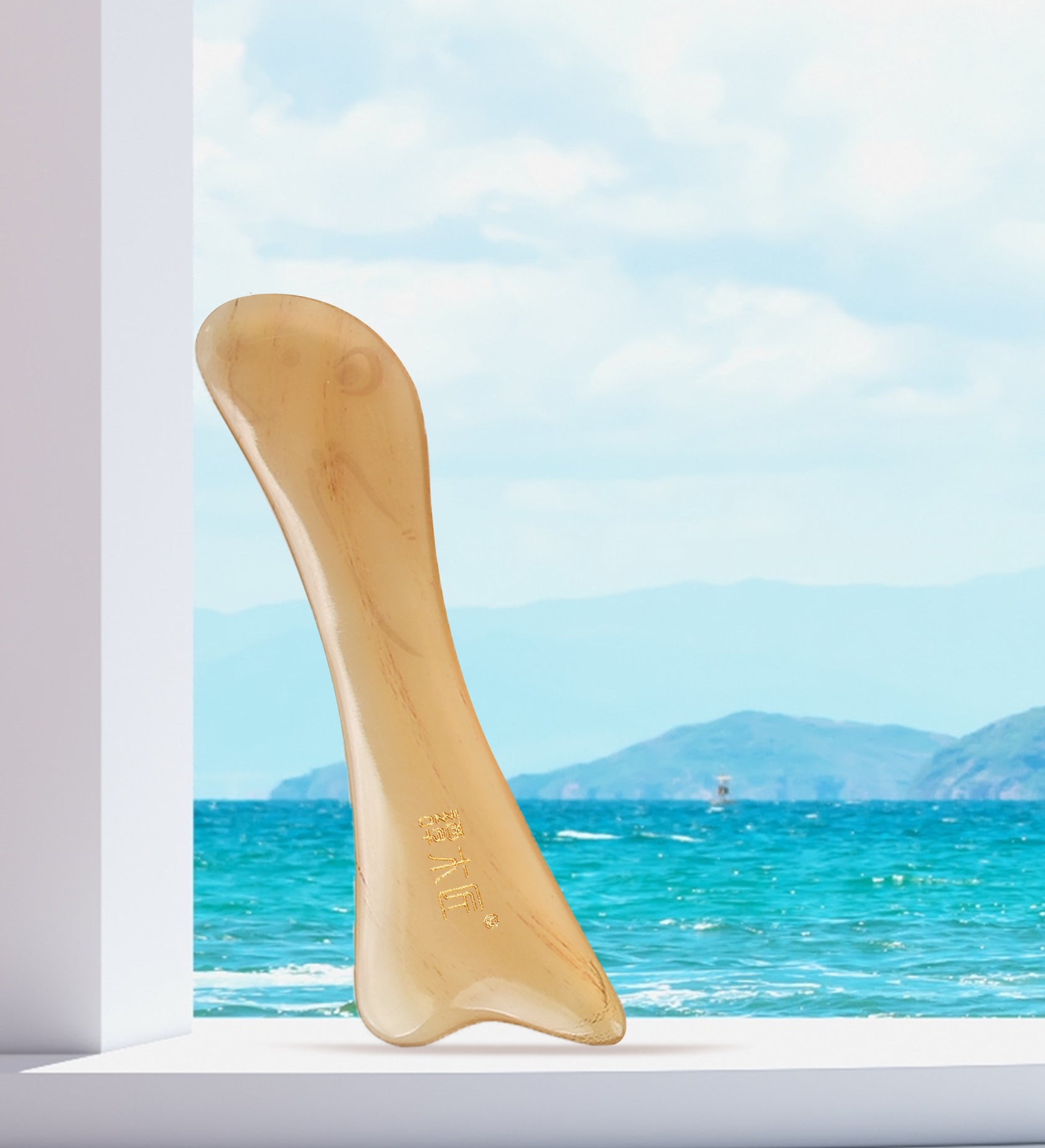 Otter GuaSha Massage Tool - Natural Wooden Scraping Board for Pain Relief & Muscle Relaxation - Perfect for Home Spa, Self-Care & Post-Workout Recovery