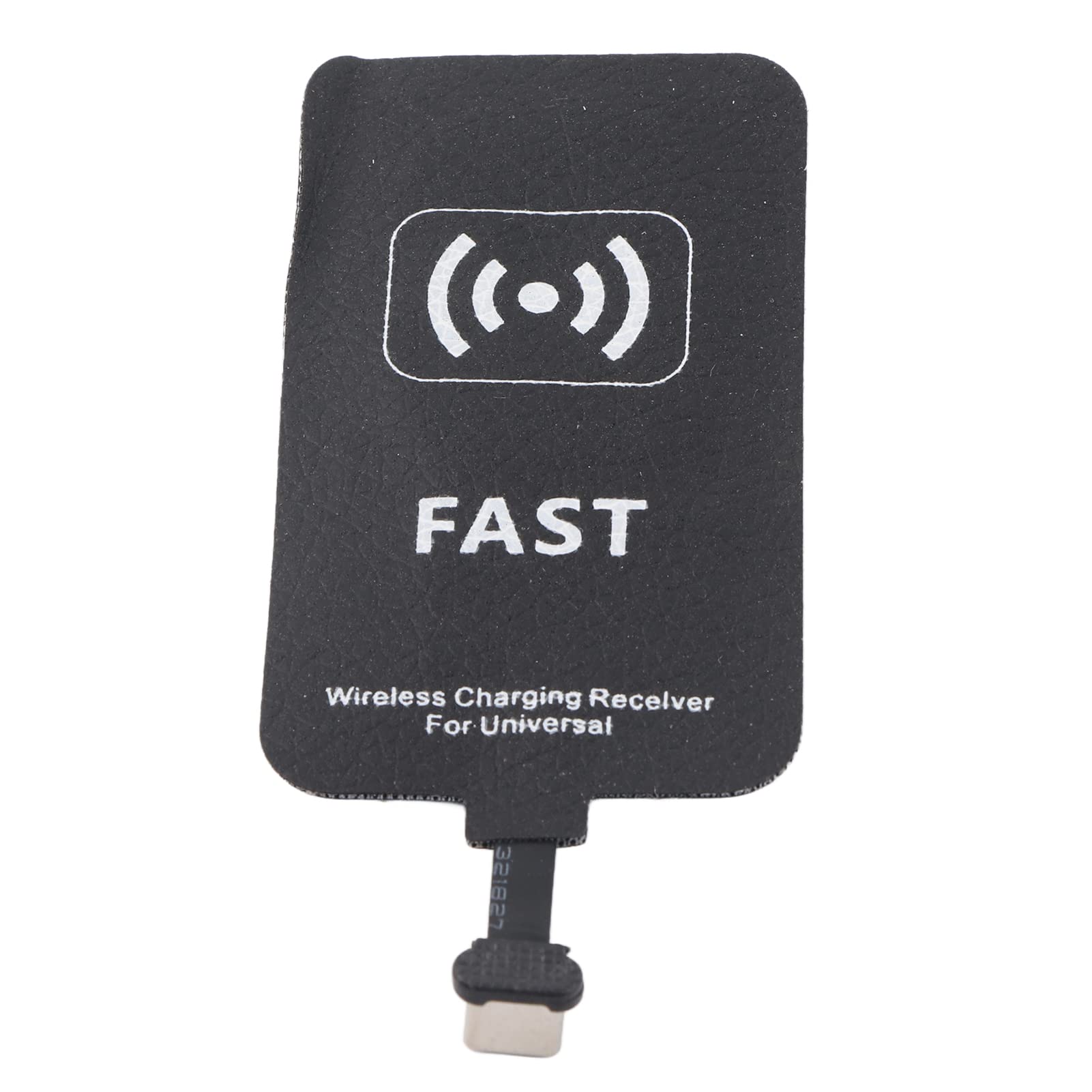 10W Fast Wireless Charging Receiver - USB Type C Thin Charger Adapter Chip for iPhone, Samsung & Android Phones | Qi-Compatible Charging Module for Home, Office & Car Use