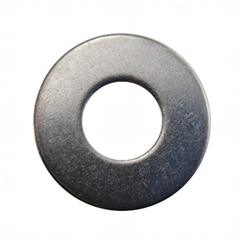100-Pack 12 Gauge Stainless Steel Flat Machine Washers - DIN 125 Standard, Rust-Resistant for Automotive, Plumbing & Industrial Applications