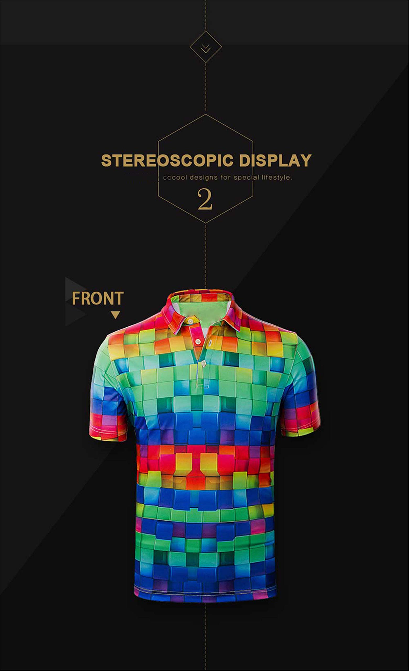 HUGS IDEA Men's Hawaiian Short Sleeve Pique Polo Shirt - Breathable Summer Casual Tee for Beach, Vacation & Outdoor Activities